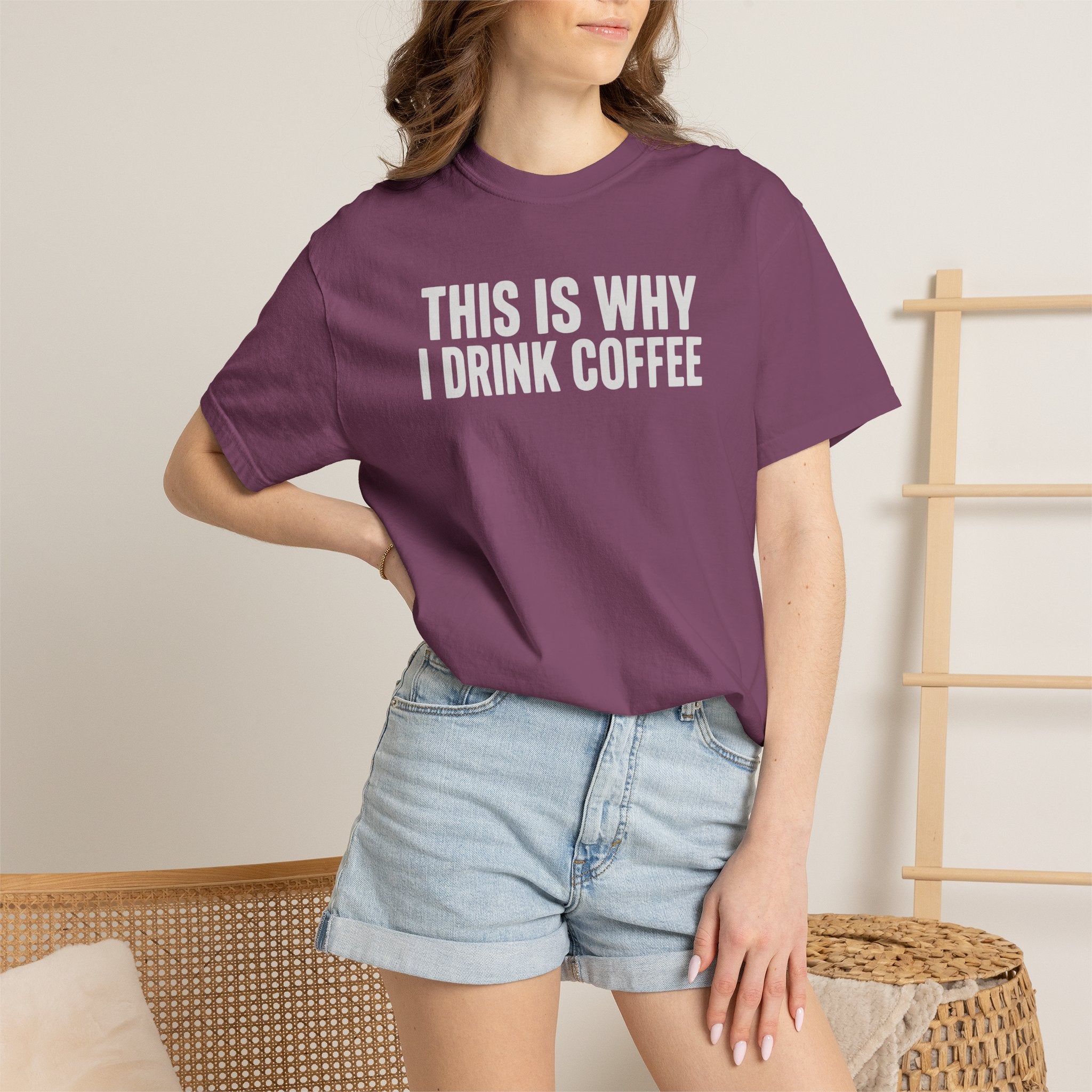 This Is Why I Drink Coffee Stack T-shirt