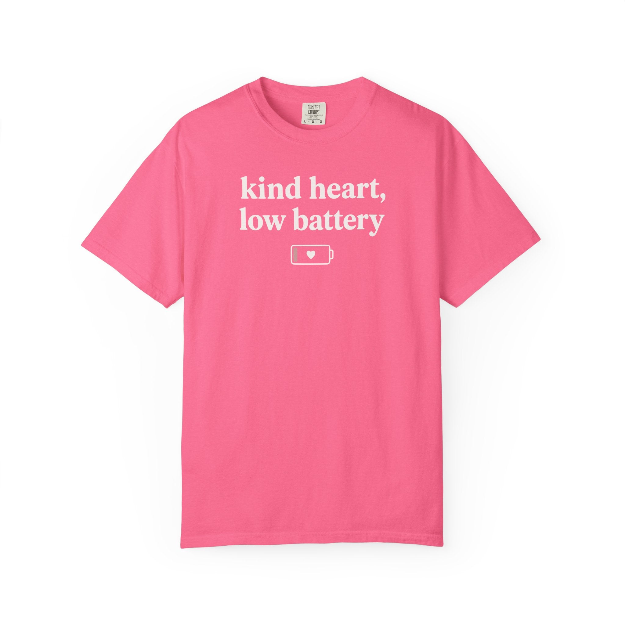 Kind Heart Low Battery T-shirt