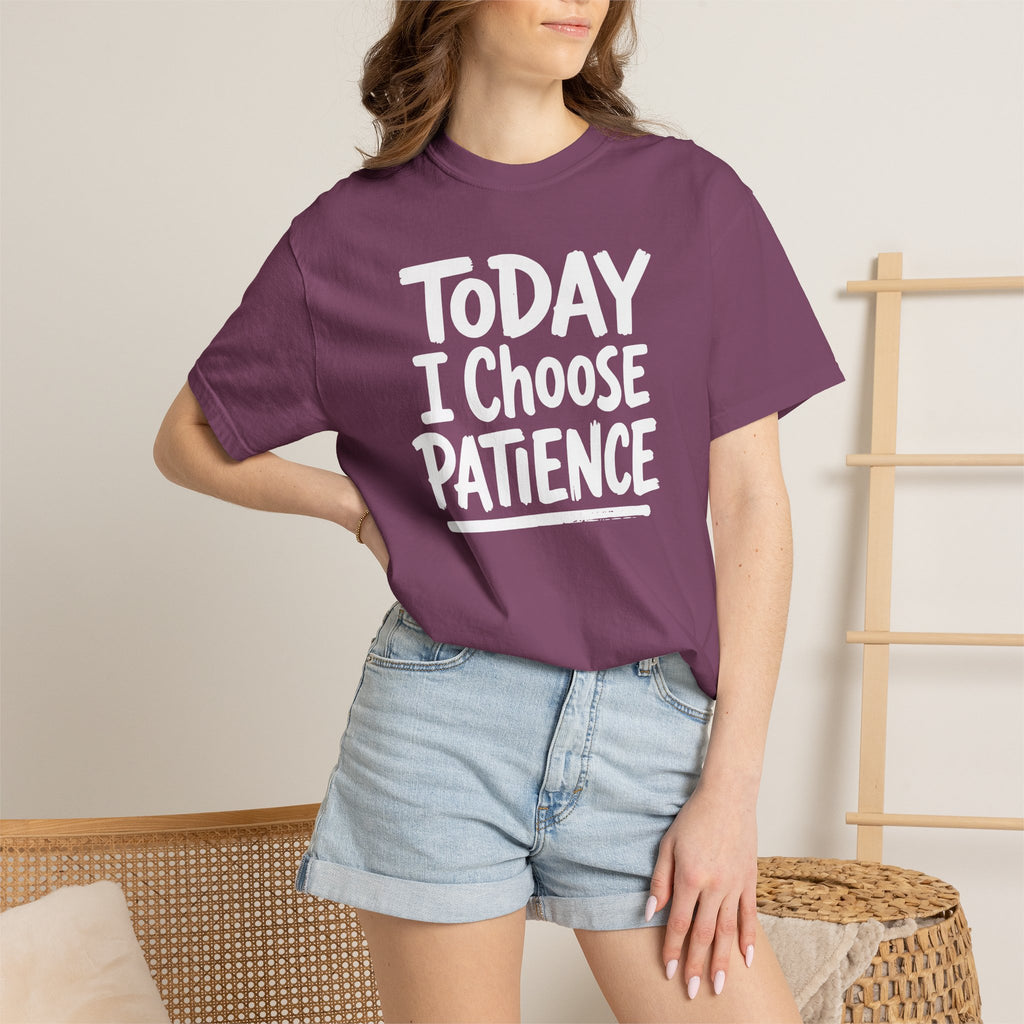 Today I Choose Patience Underline T-shirt