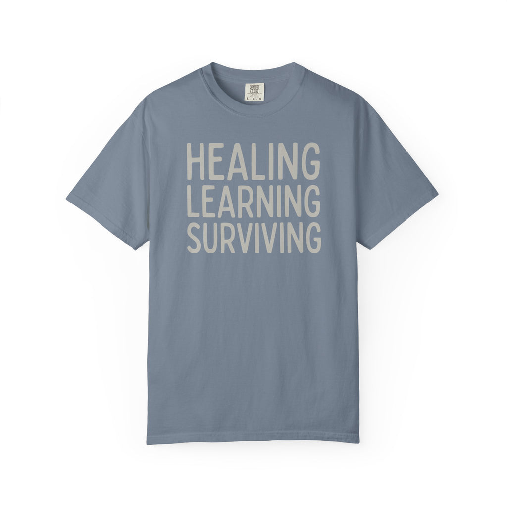 Healing Learning Surviving Stack T-shirt