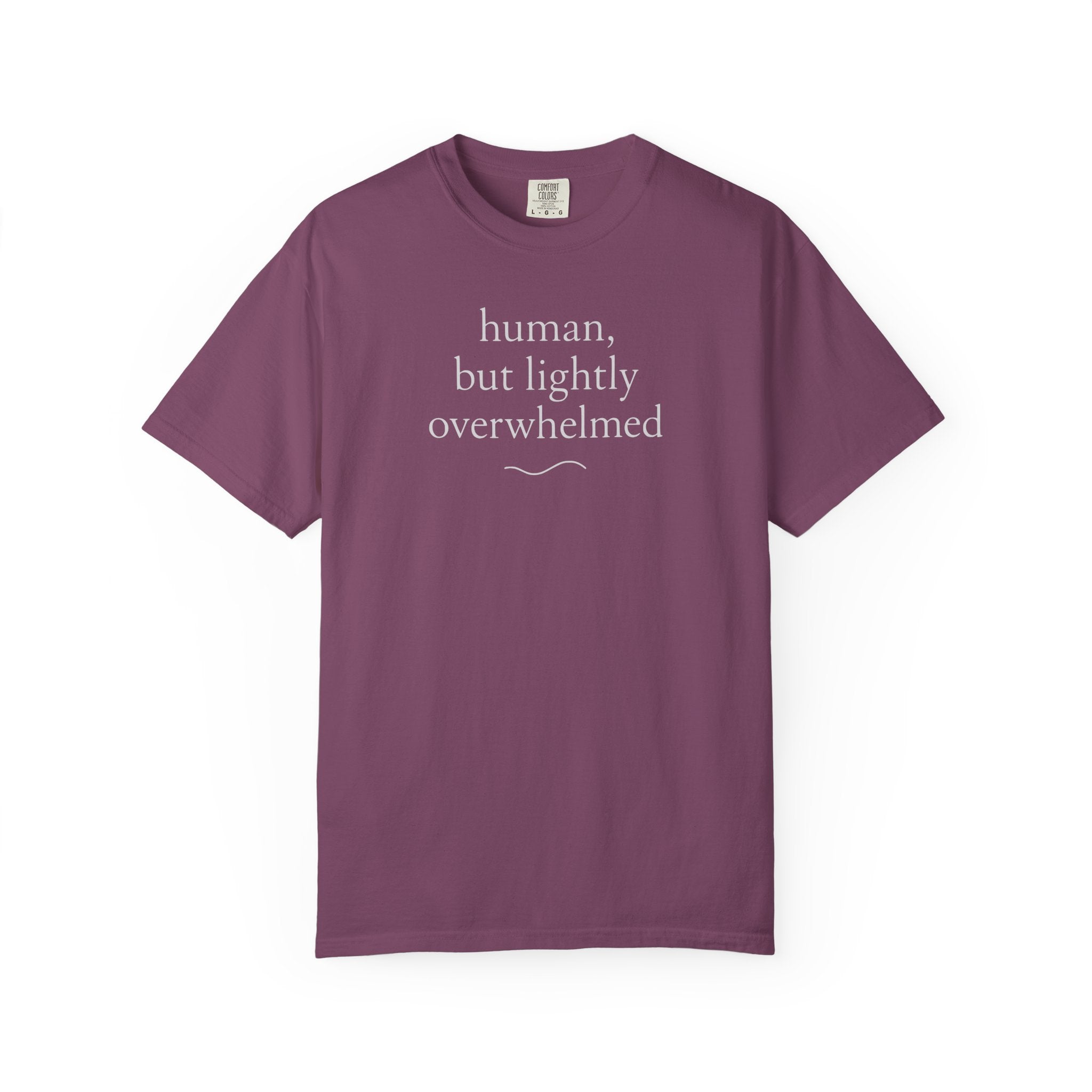 Human but Lightly Overwhelmed wave T-shirt