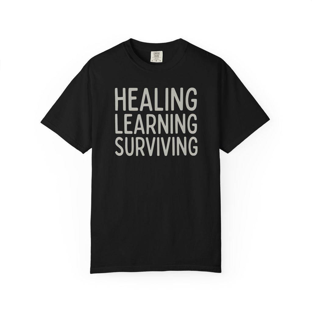 Healing Learning Surviving Stack T-shirt