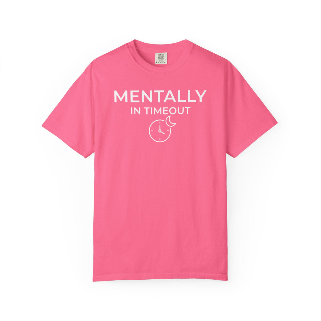 Mentally In Timeout Moon T-shirt