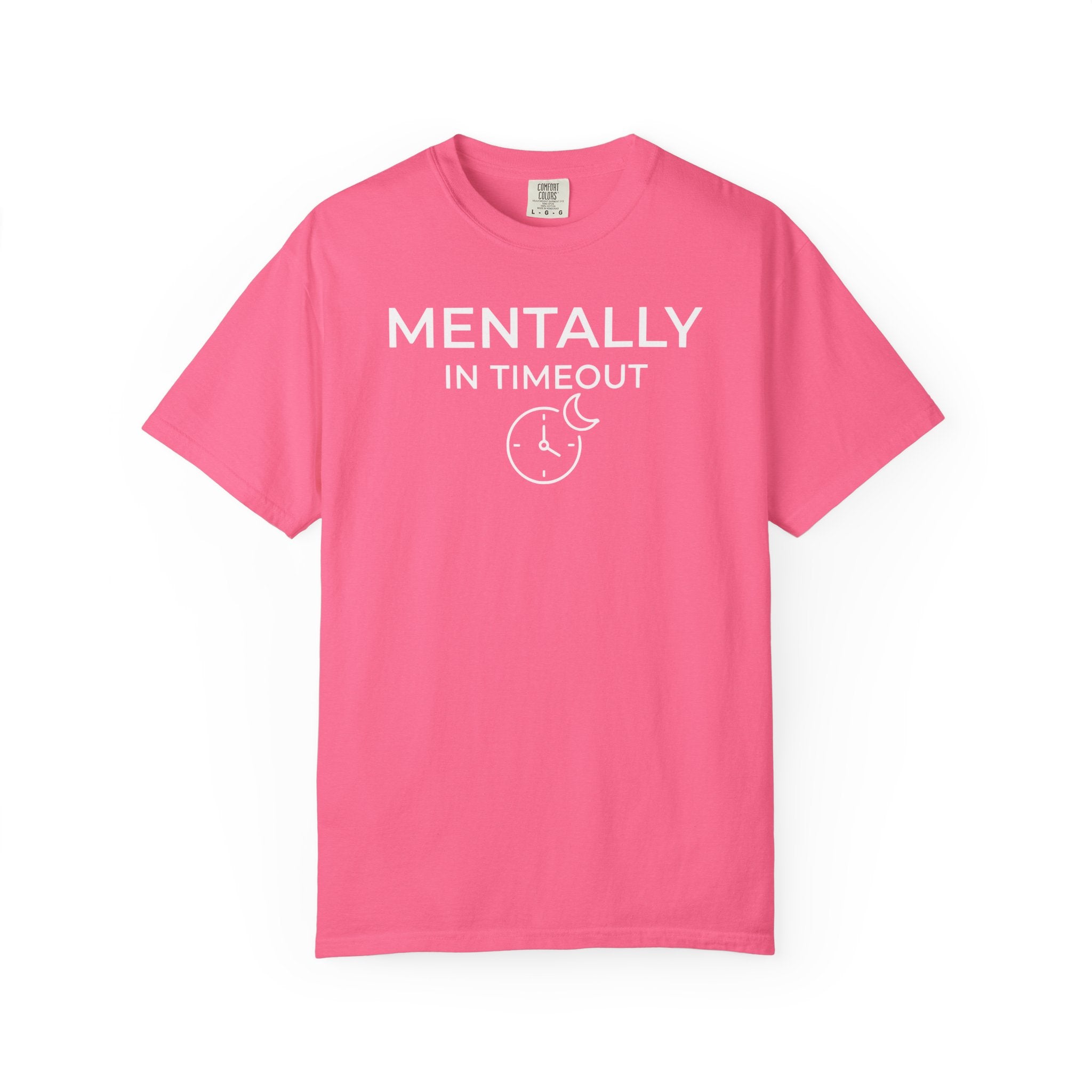 Mentally In Timeout Moon T-shirt
