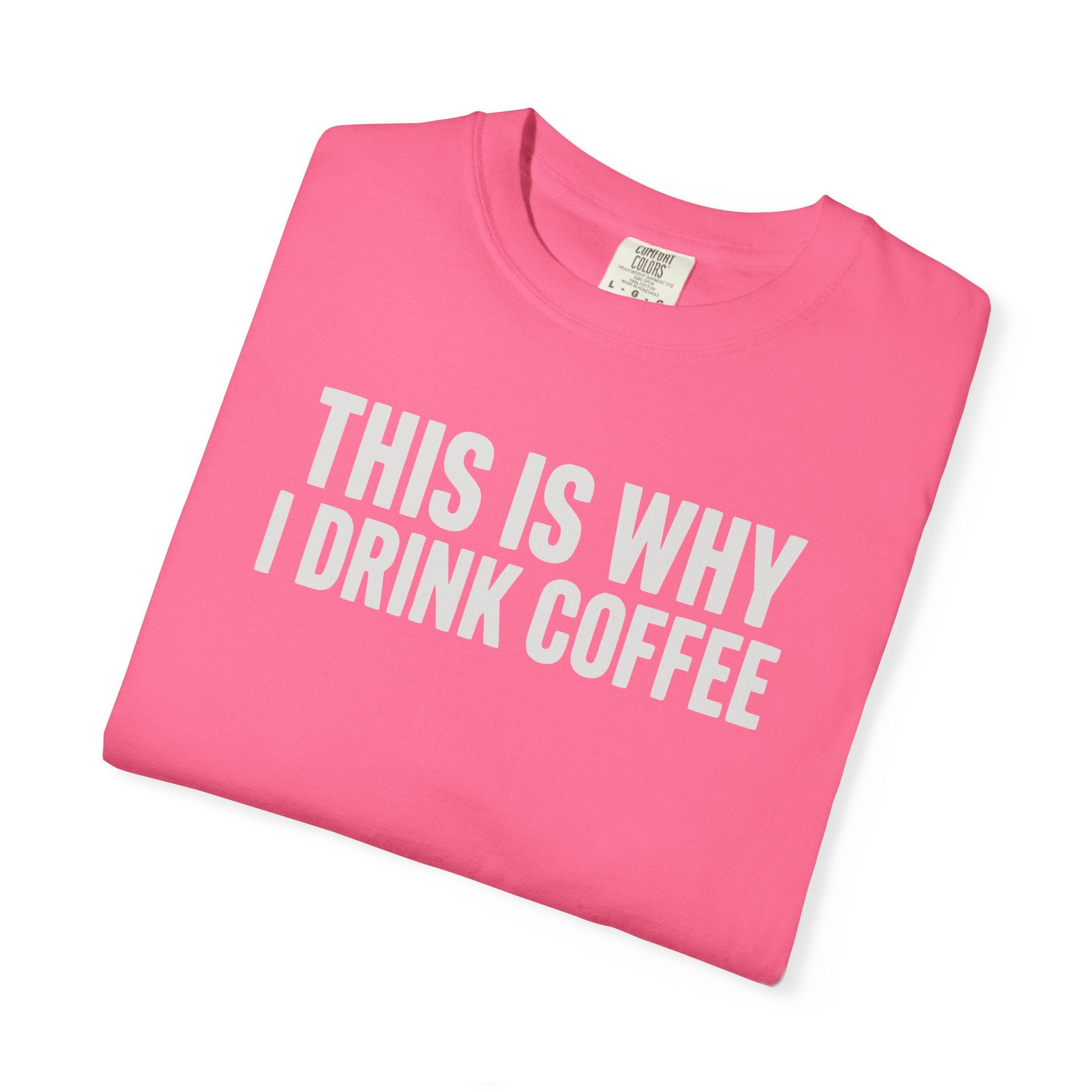 This Is Why I Drink Coffee Stack T-shirt