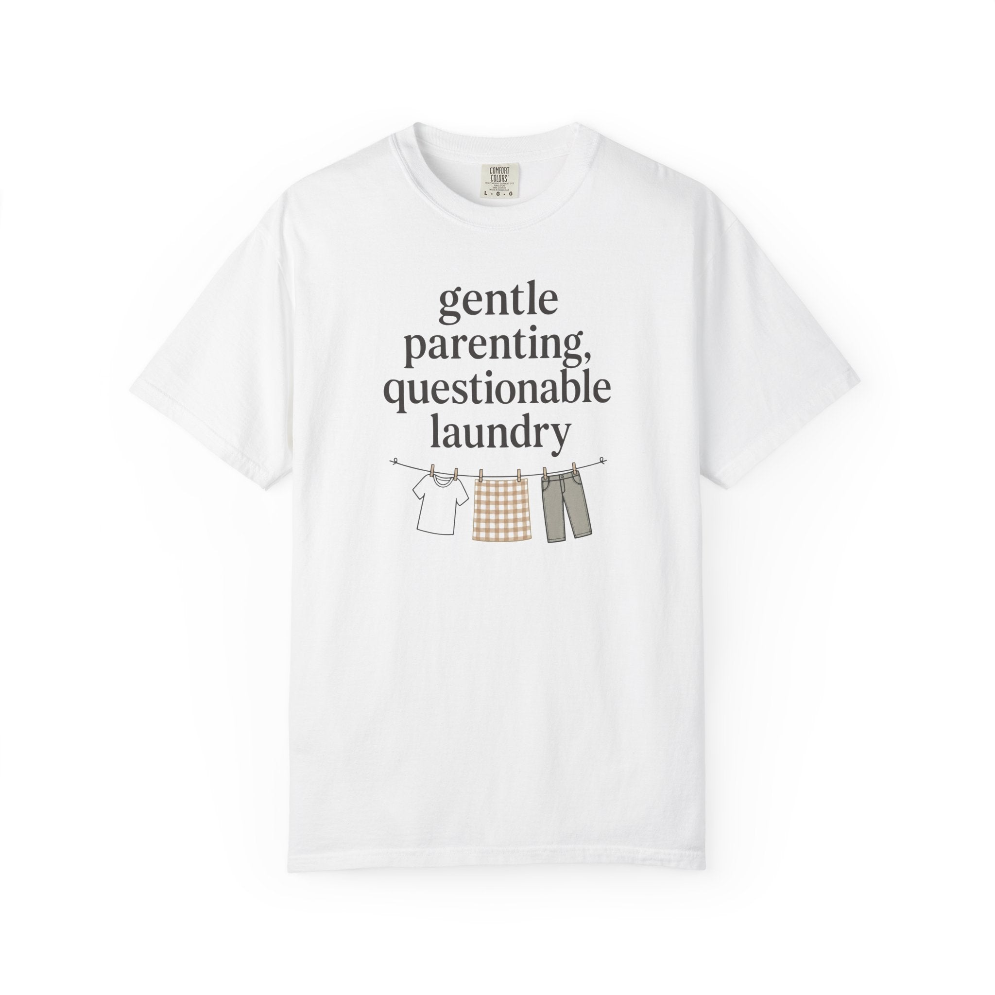 Gentle Parenting Questionable Laundry T-shirt