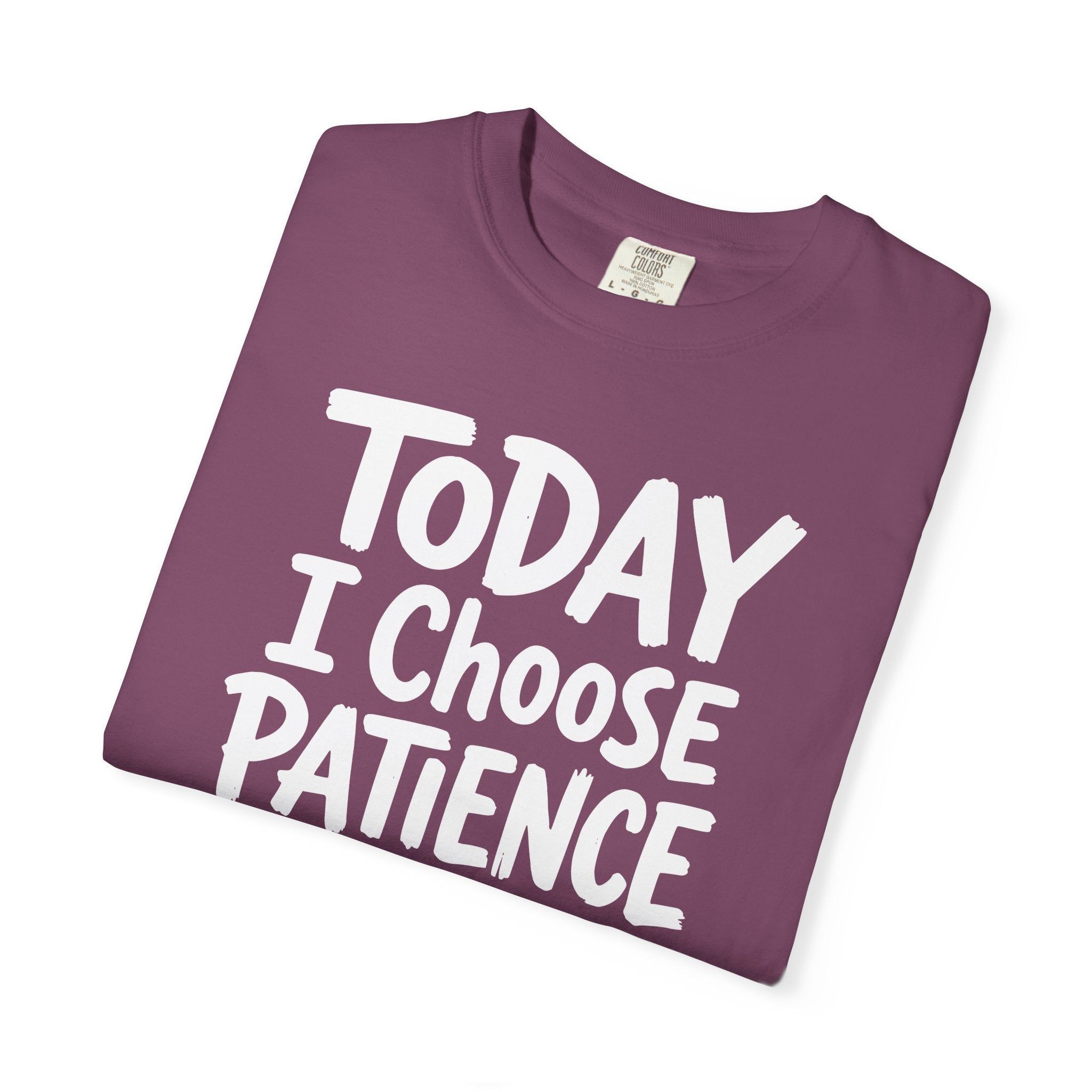 Today I Choose Patience Underline T-shirt
