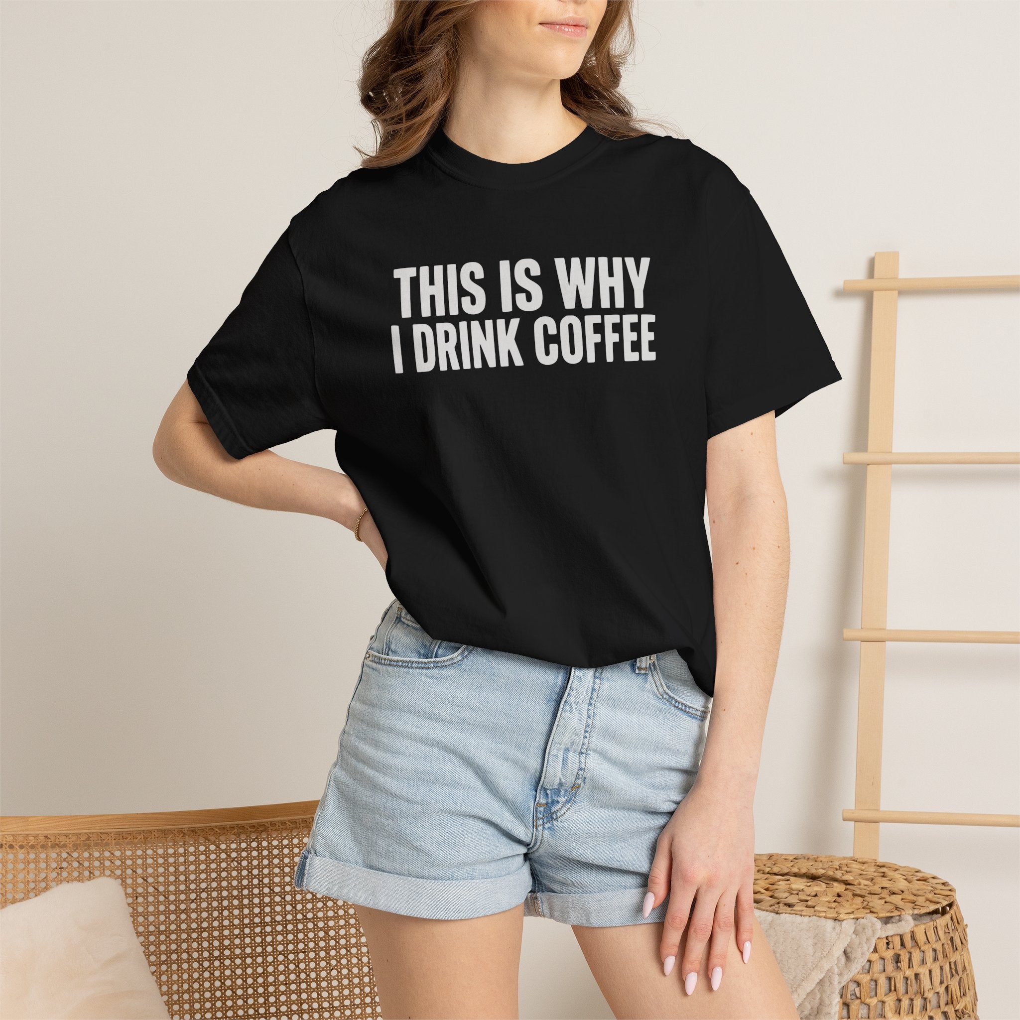 This Is Why I Drink Coffee Stack T-shirt
