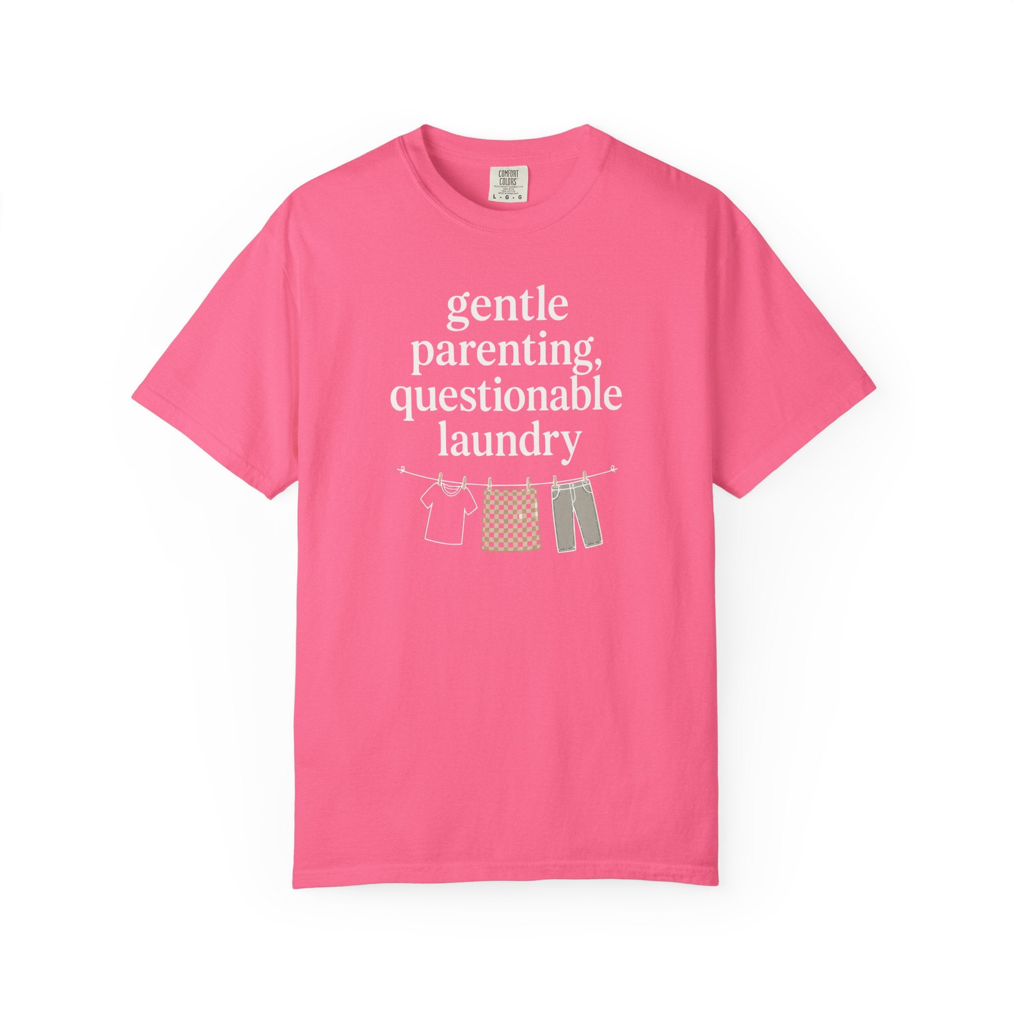 Gentle Parenting Questionable Laundry T-shirt