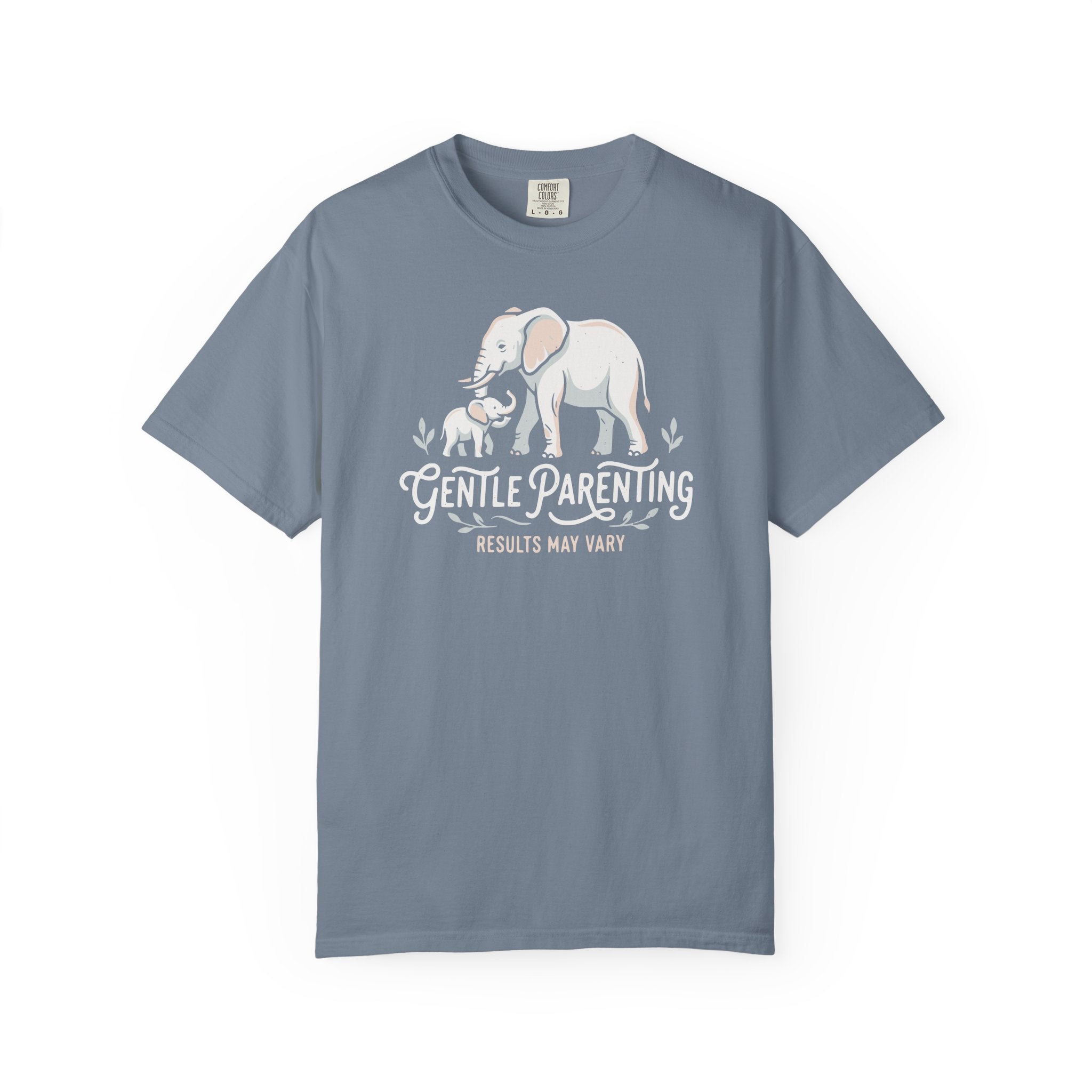 Gentle Parenting Results May Vary Elephants T-shirt