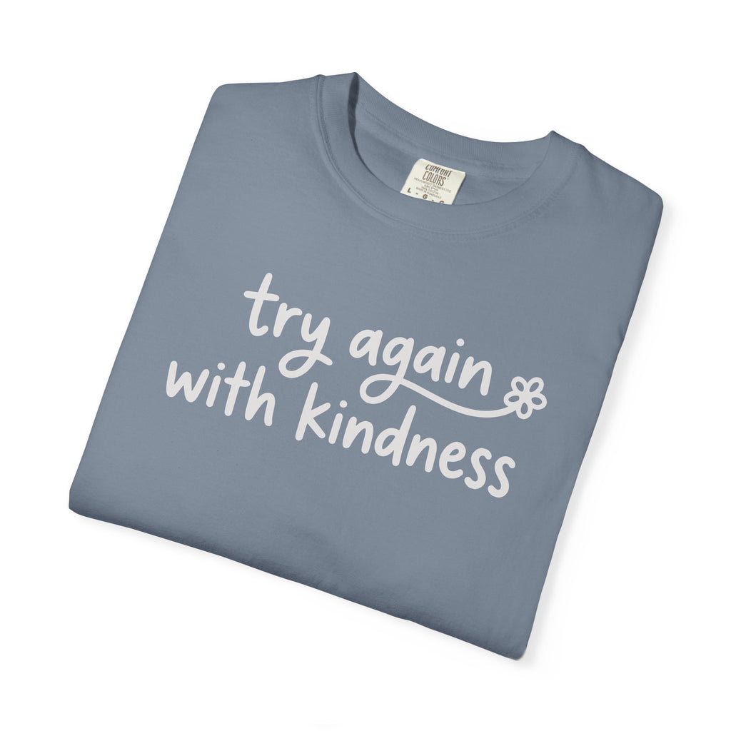 Try Again With Kindness Flower T-shirt