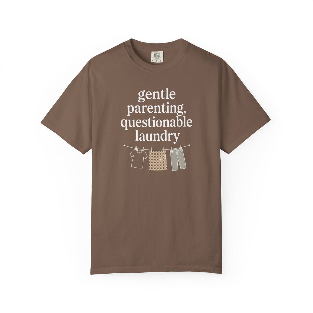 Gentle Parenting Questionable Laundry T-shirt