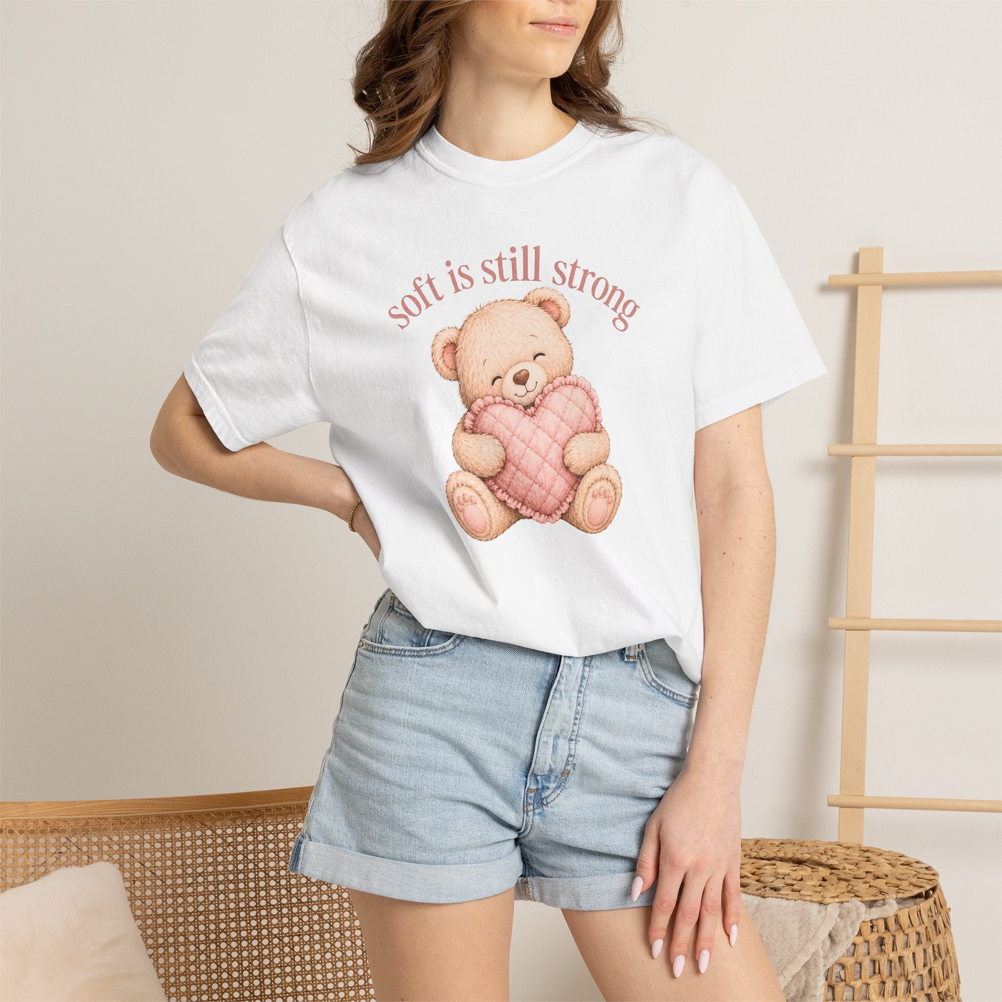 Soft Is Still Strong Teddy Bear T-shirt