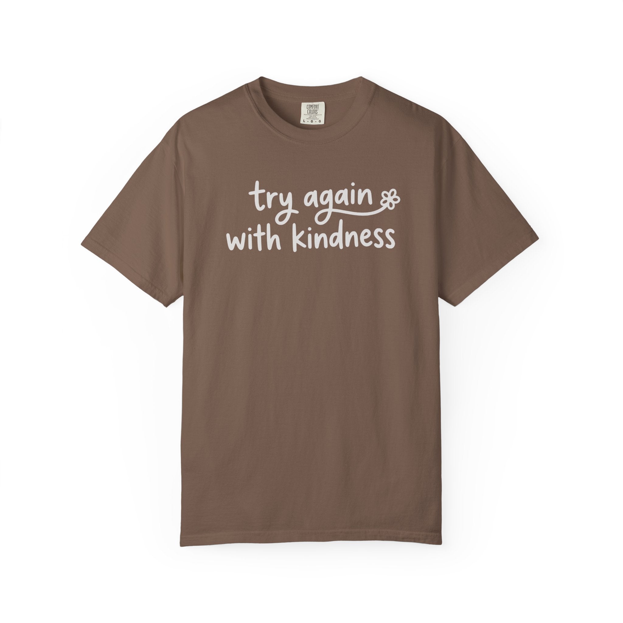 Try Again With Kindness Flower T-shirt