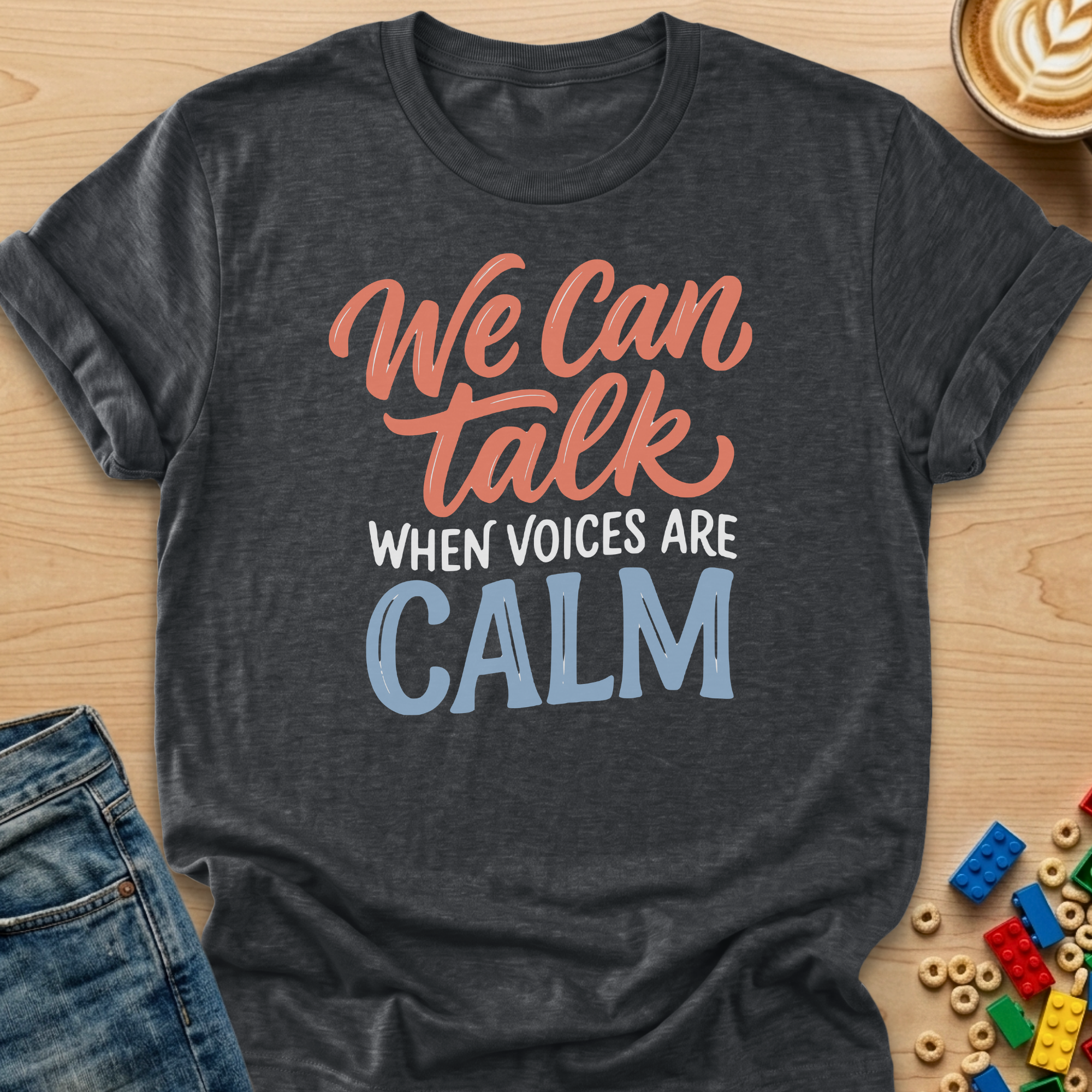We Can Talk When Voices Are Calm Flow T-Shirt