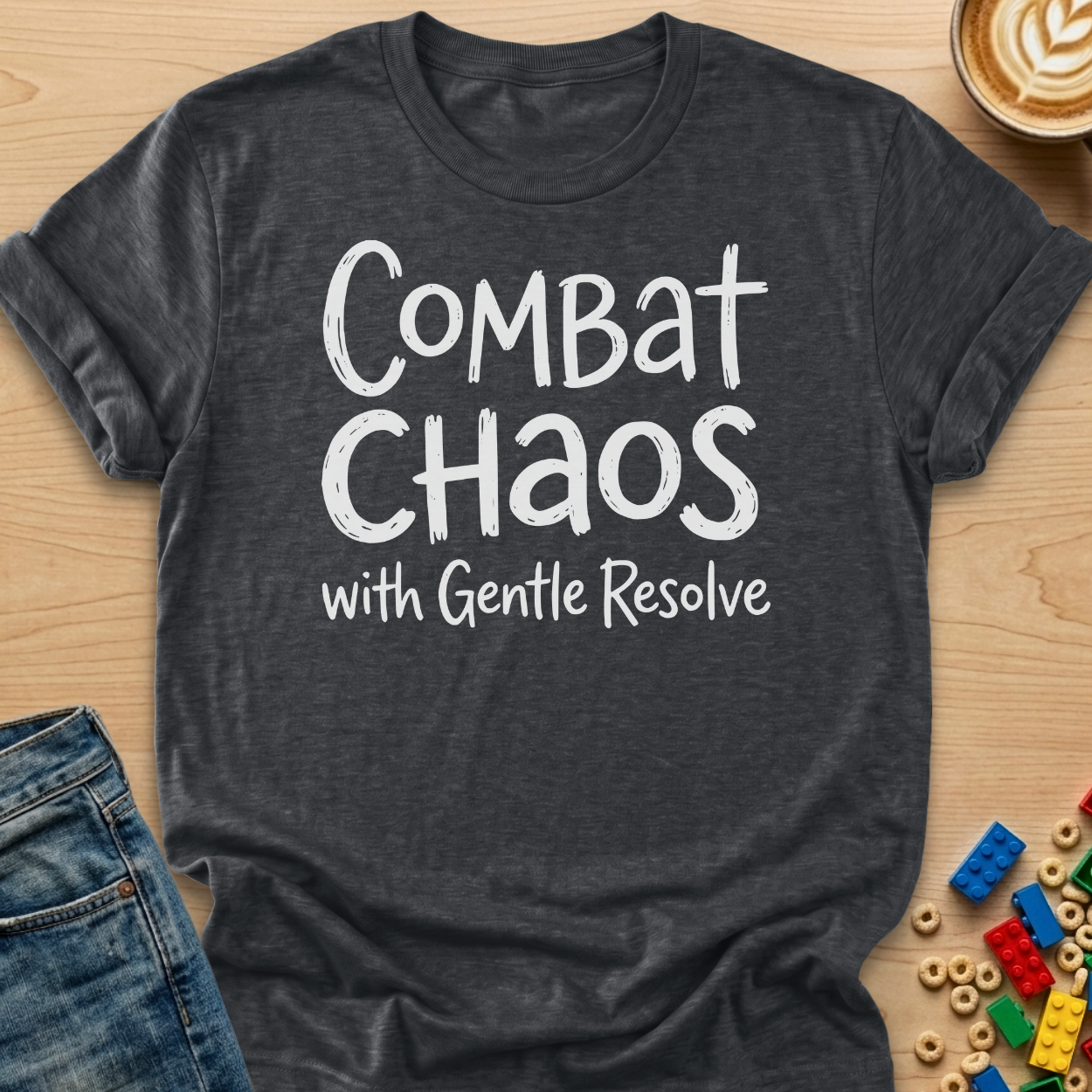 Combat Chaos with Gentle Resolve Big T-shirt