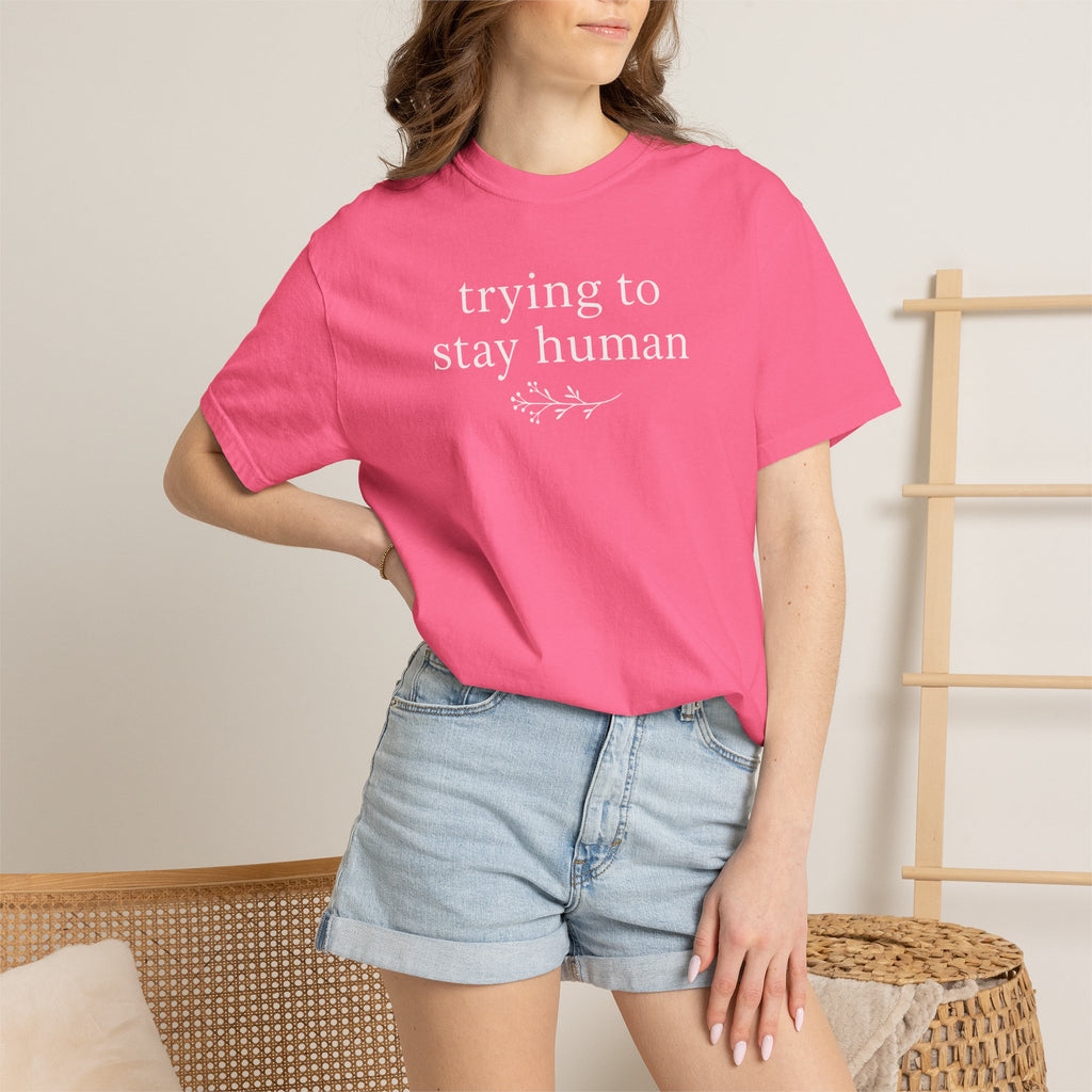 Trying to Stay Human Sprig T-shirt