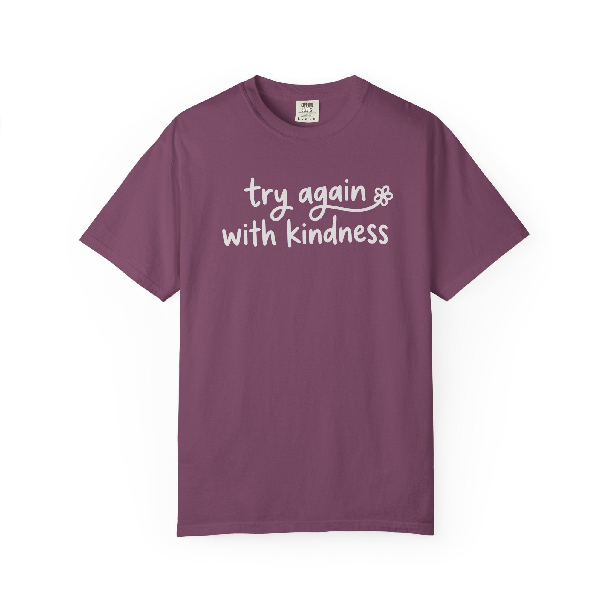 Try Again With Kindness Flower T-shirt