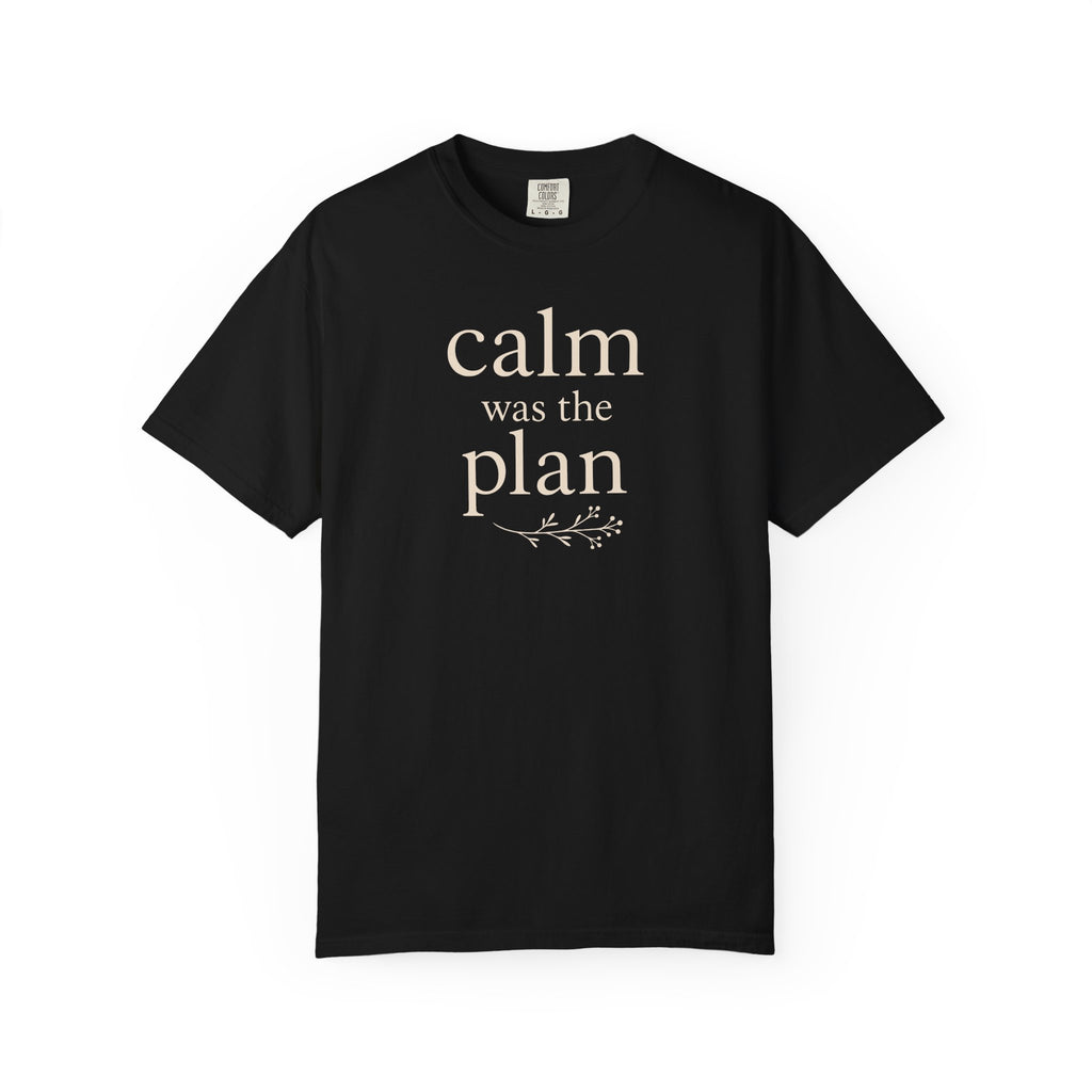 Calm Was the Plan Stack T-shirt