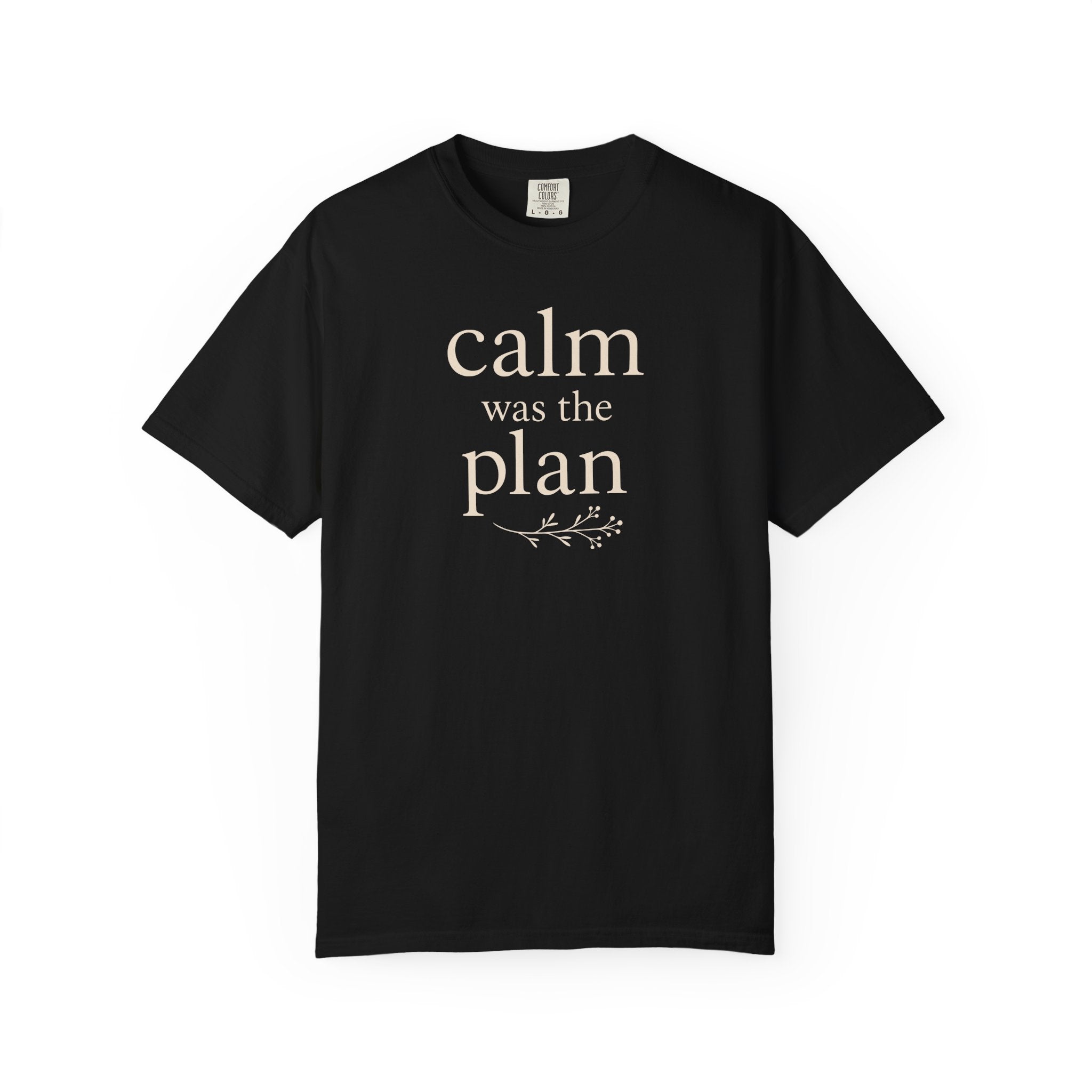 Calm Was the Plan Stack T-shirt