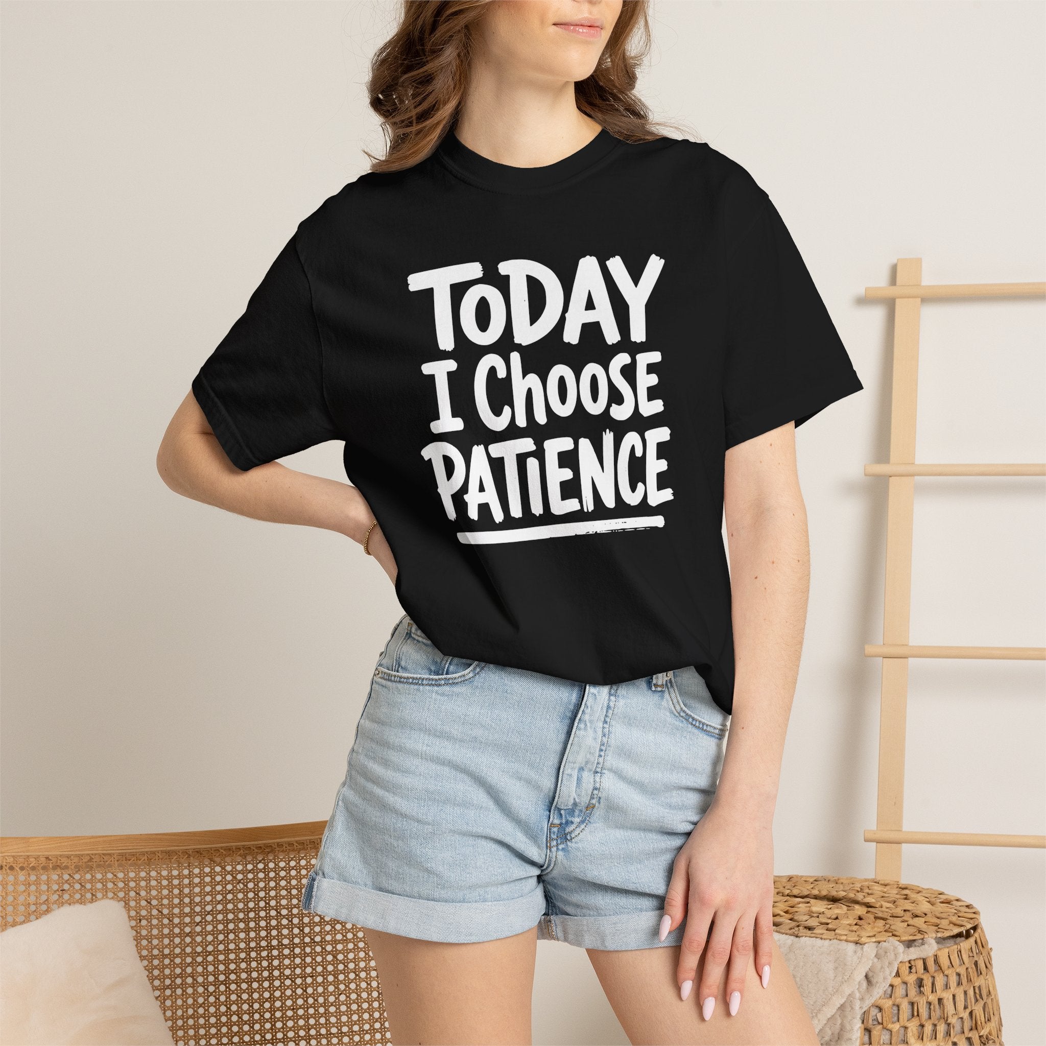 Today I Choose Patience Underline T-shirt