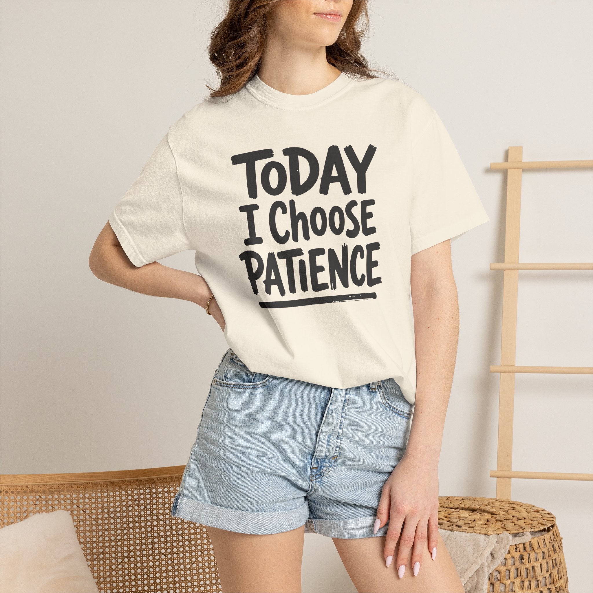 Today I Choose Patience Underline T-shirt