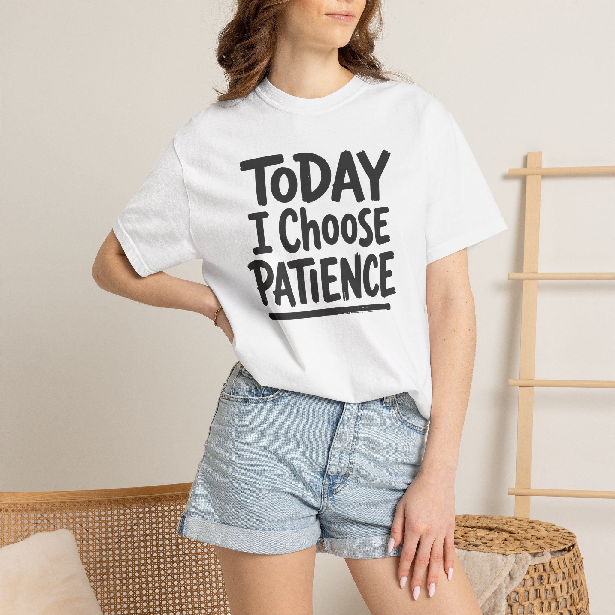 Today I Choose Patience Underline T-shirt