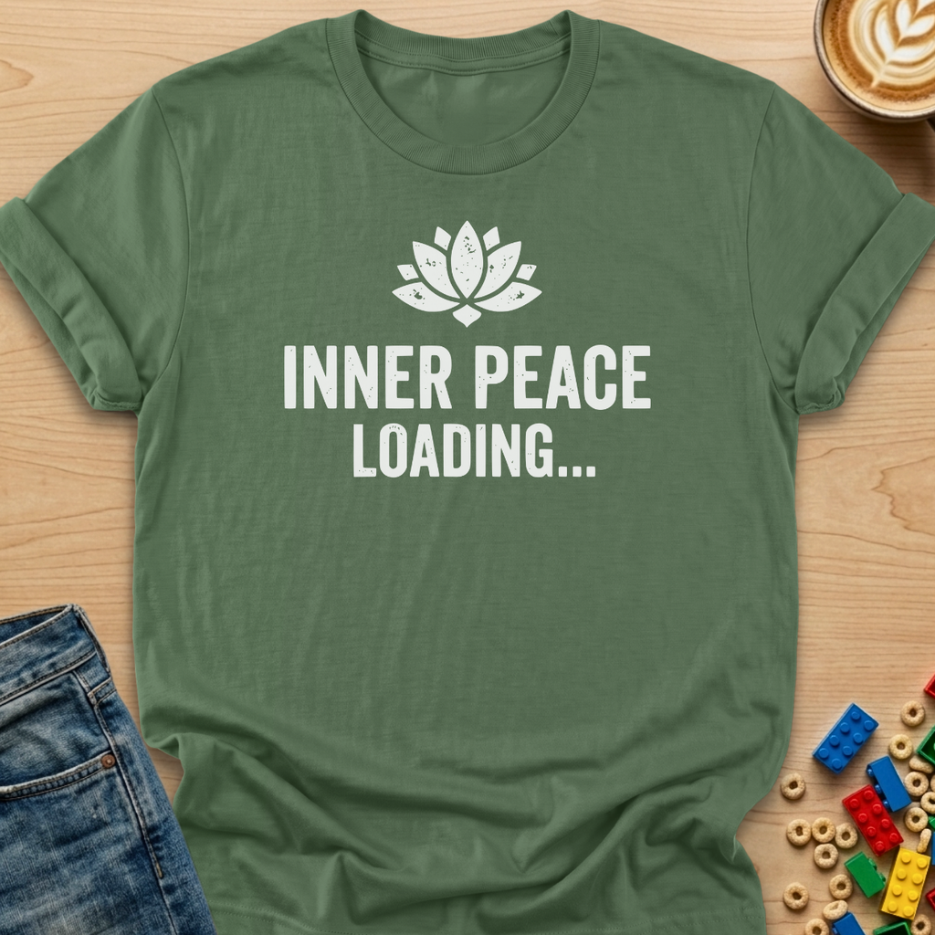 Inner Peace Loading Lotus Distressed T-shirt