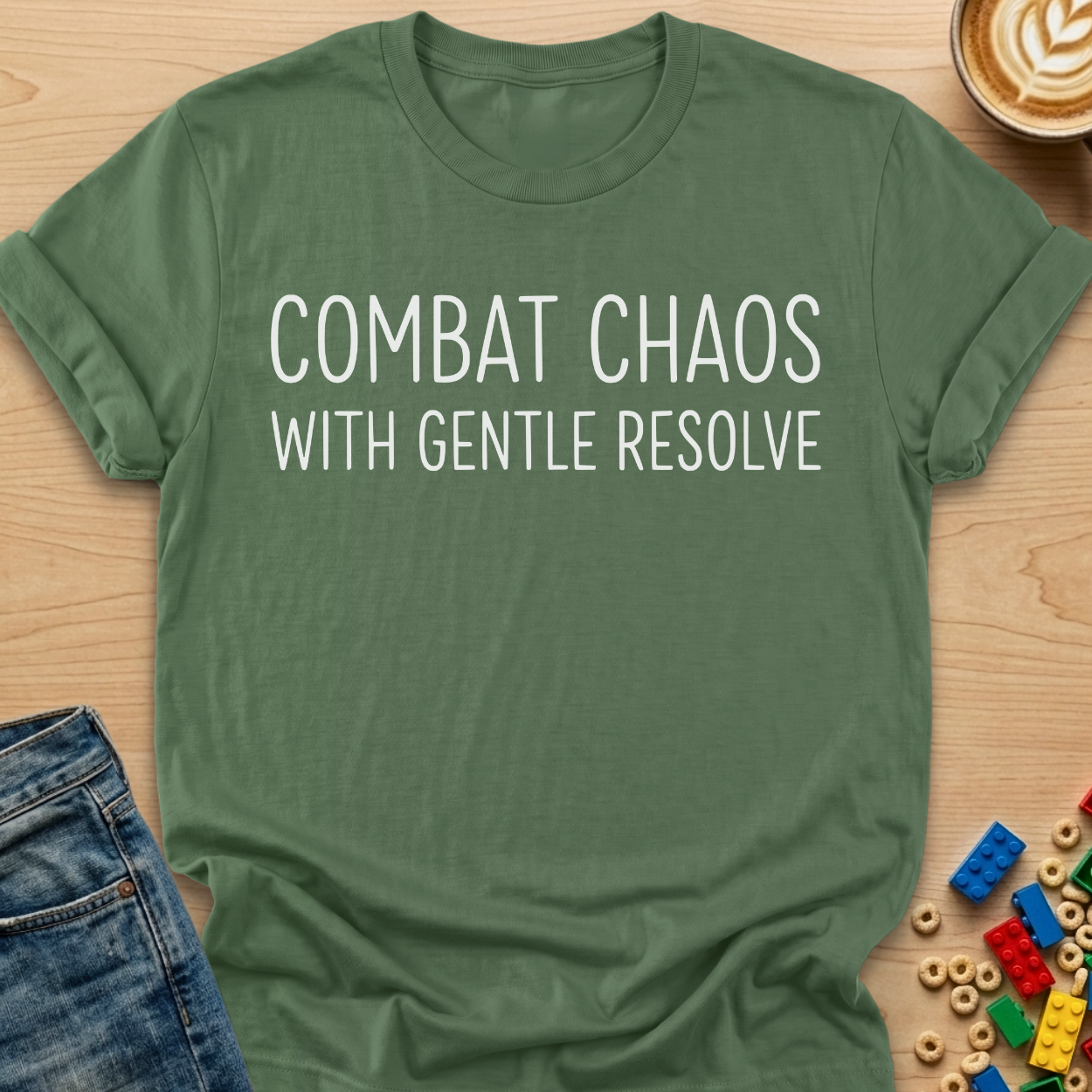Combat Chaos with Gentle Resolve T-shirt