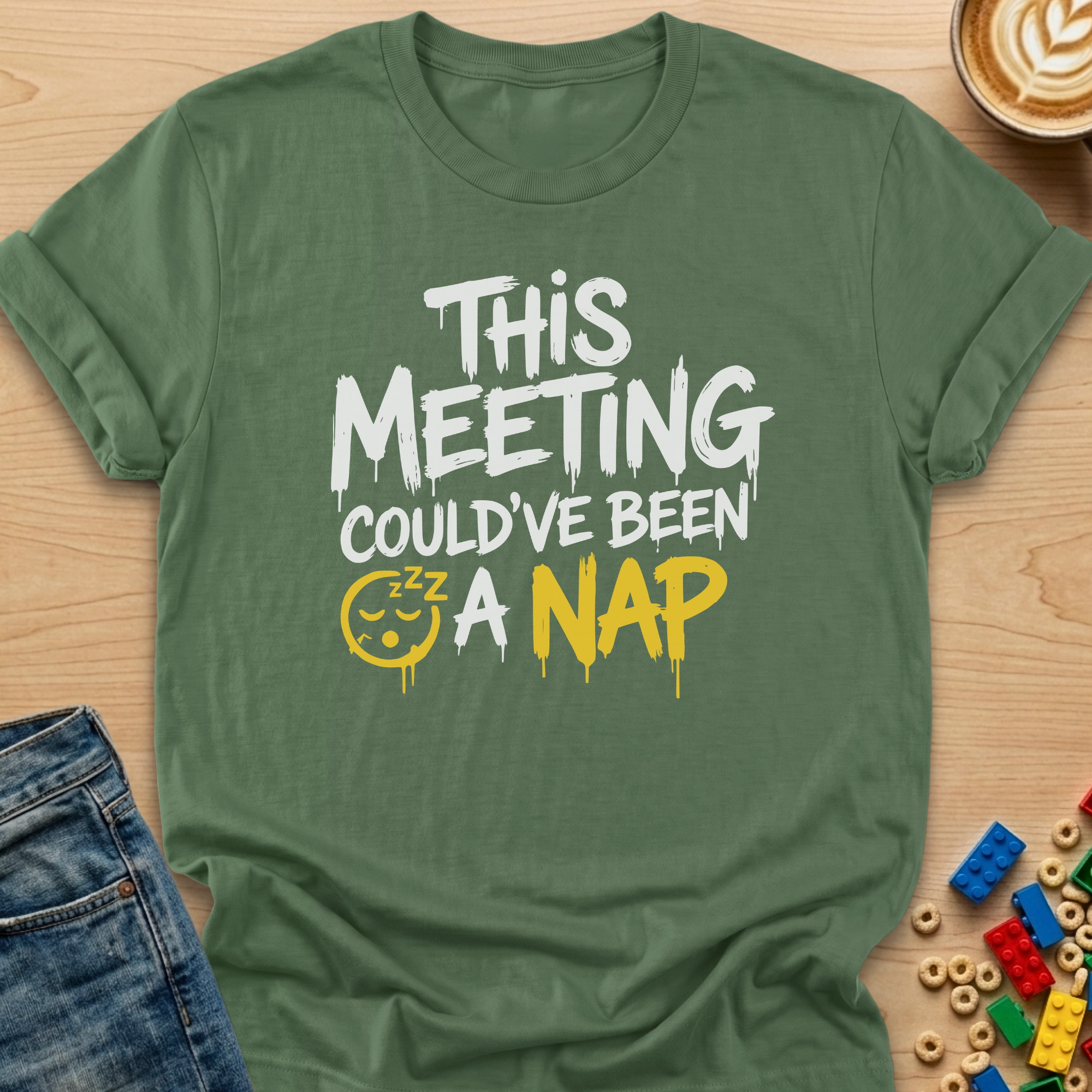 This Meeting Could Have Been a Nap GraffitiT-shirt