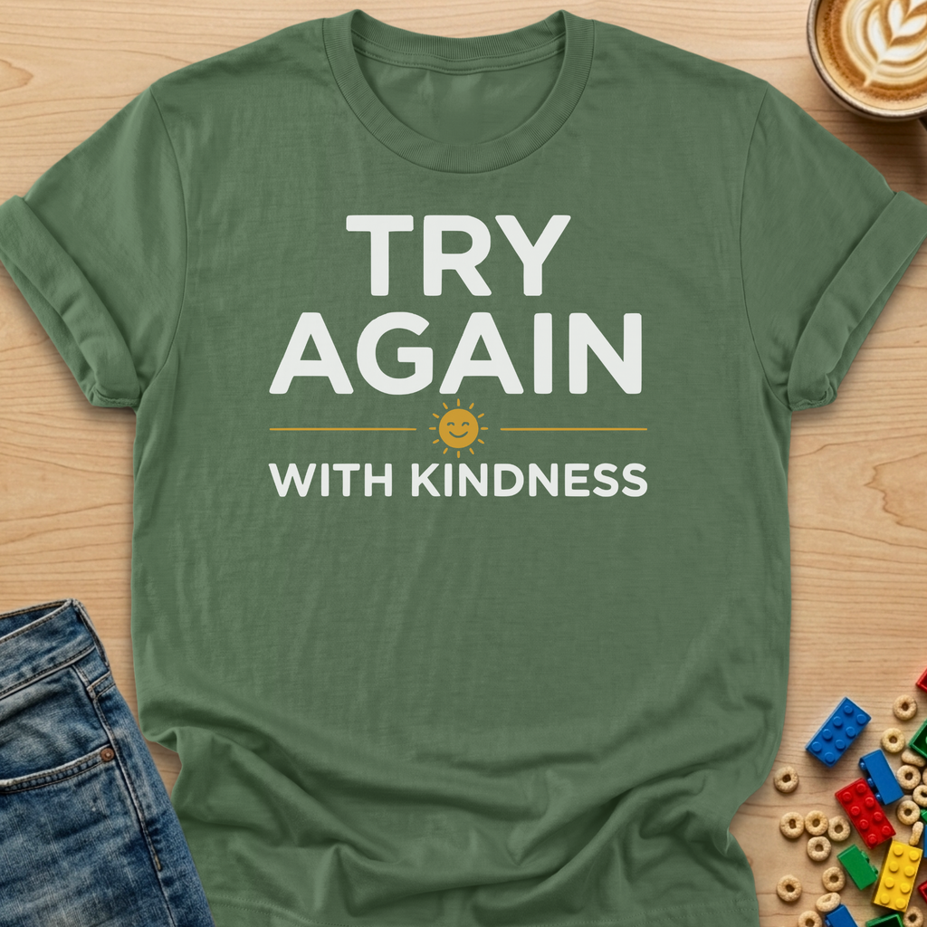 Try Again With Kindness Sun T-Shirt