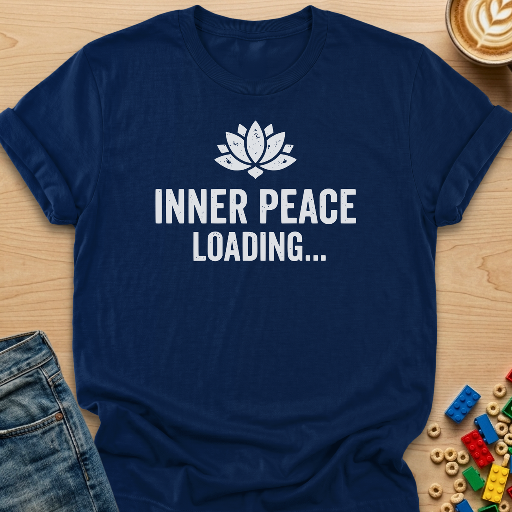 Inner Peace Loading Lotus Distressed T-shirt