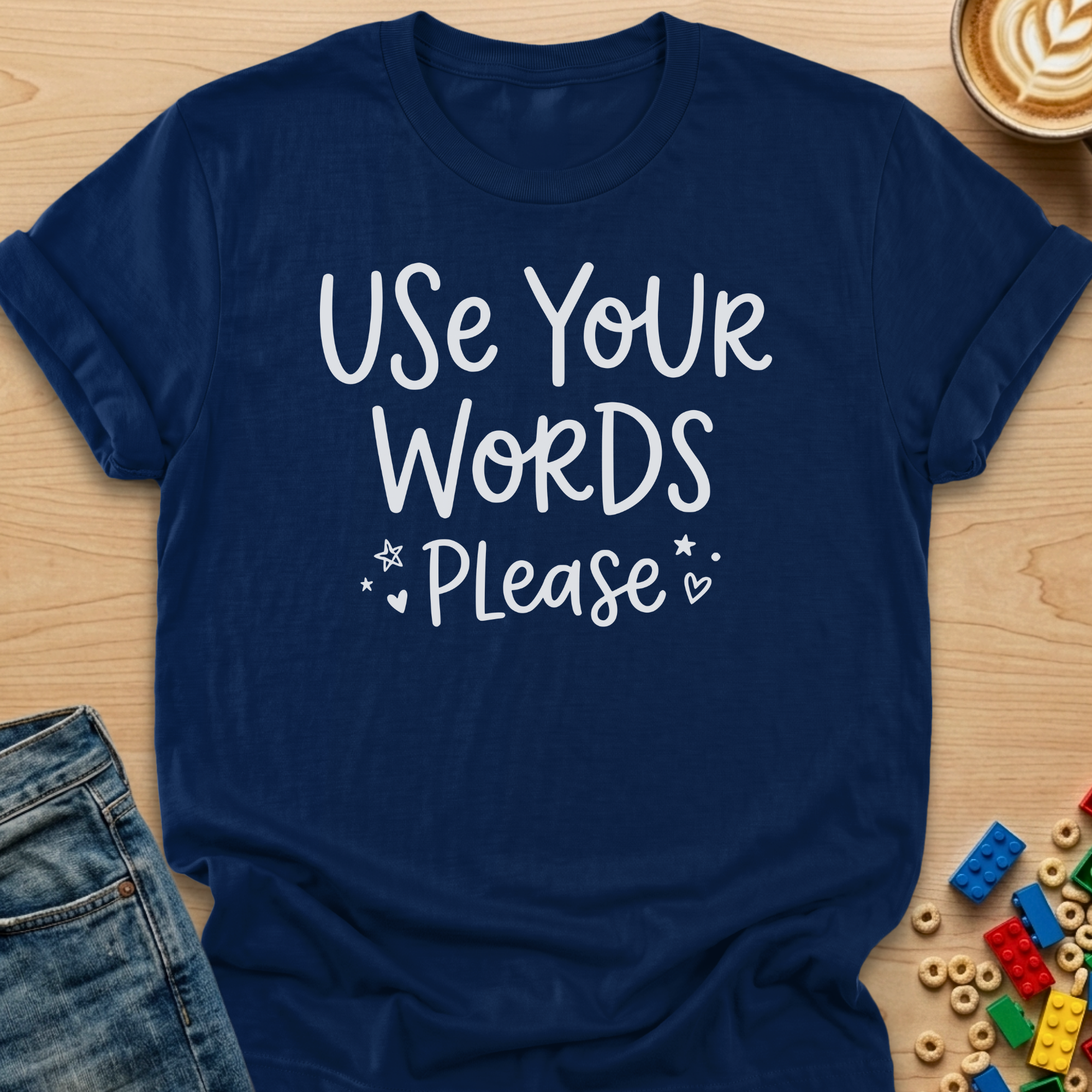 Use Your Words Please Playful T-shirt