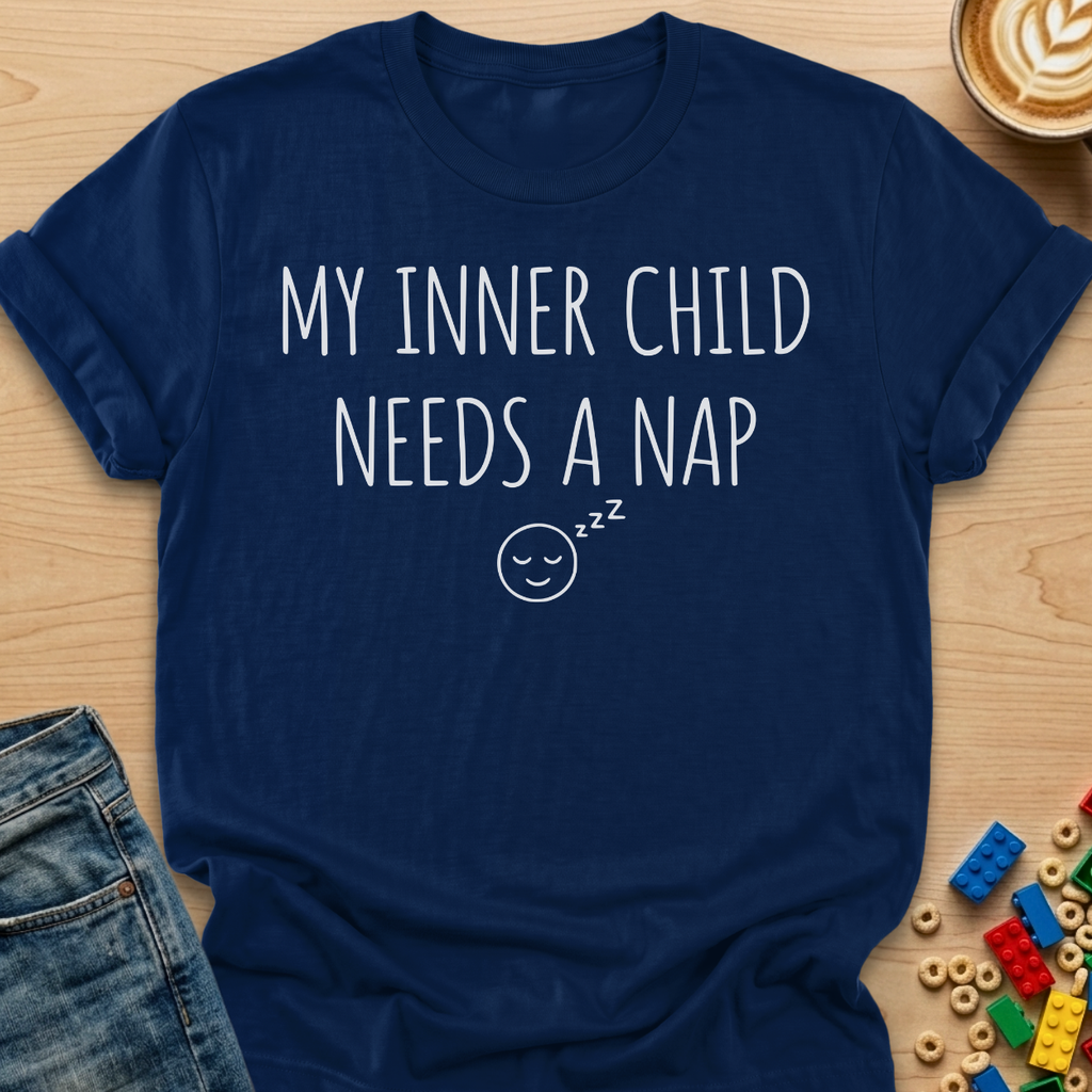 My Inner Child Needs a Nap zzz T-Shirt