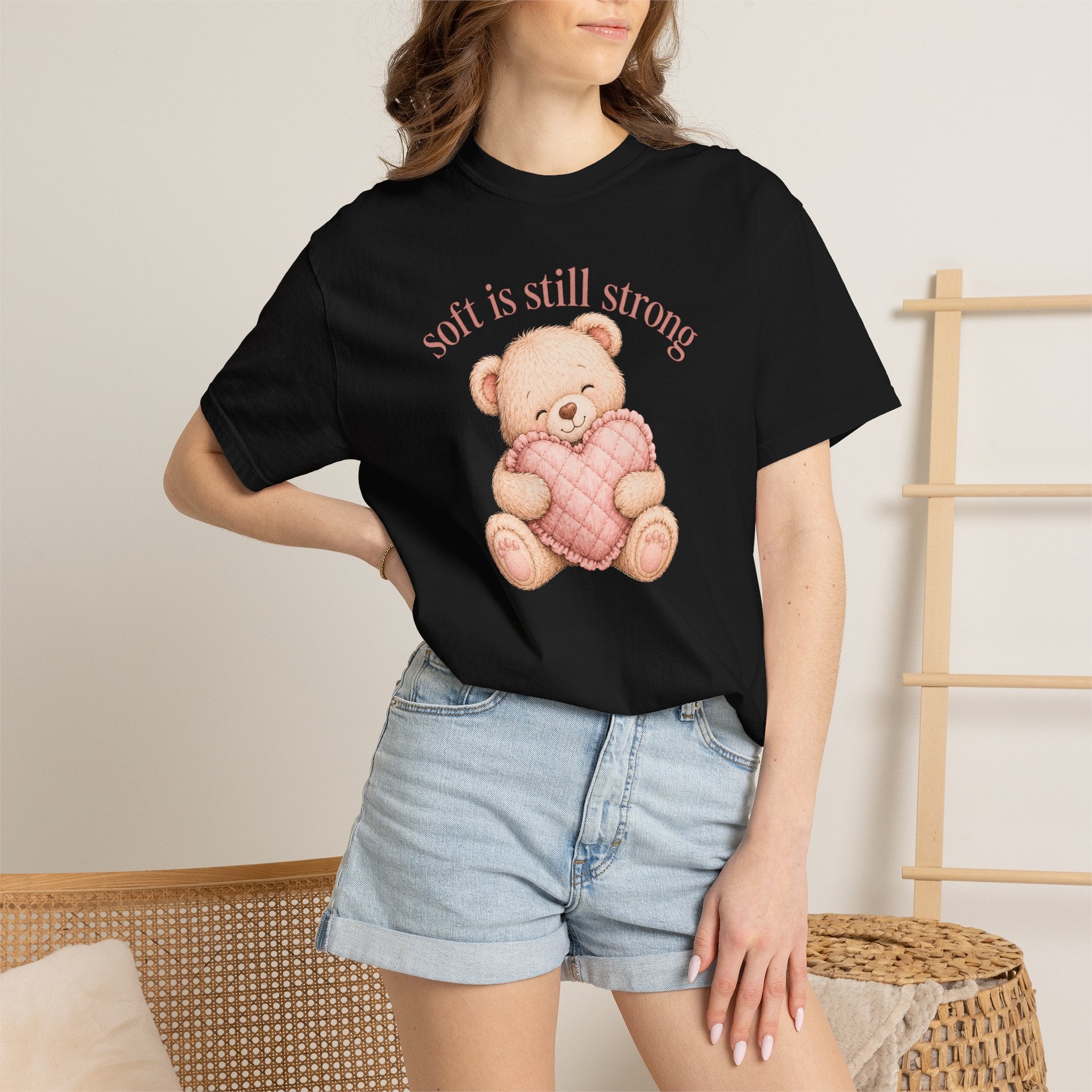 Soft Is Still Strong Teddy Bear T-shirt