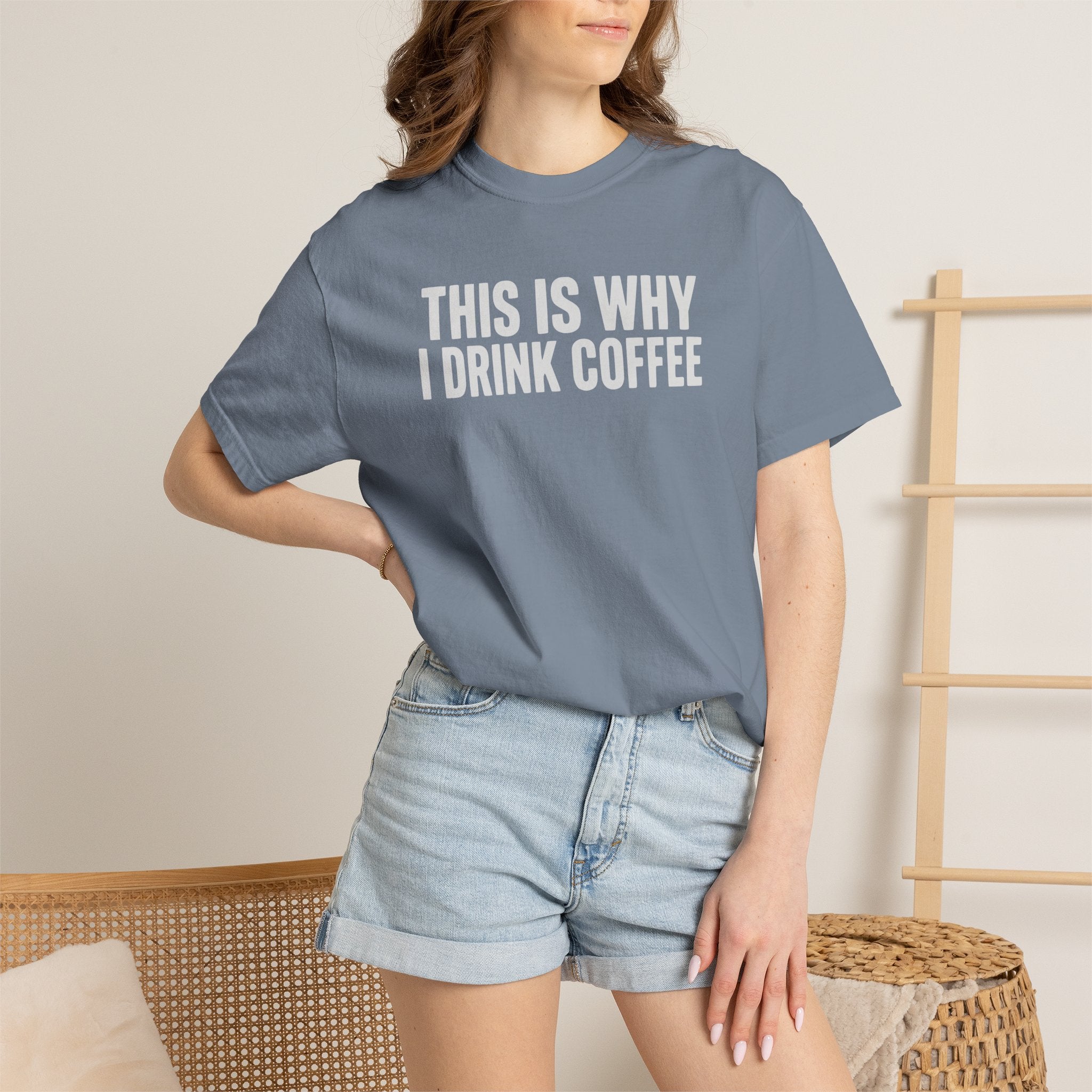 This Is Why I Drink Coffee Stack T-shirt