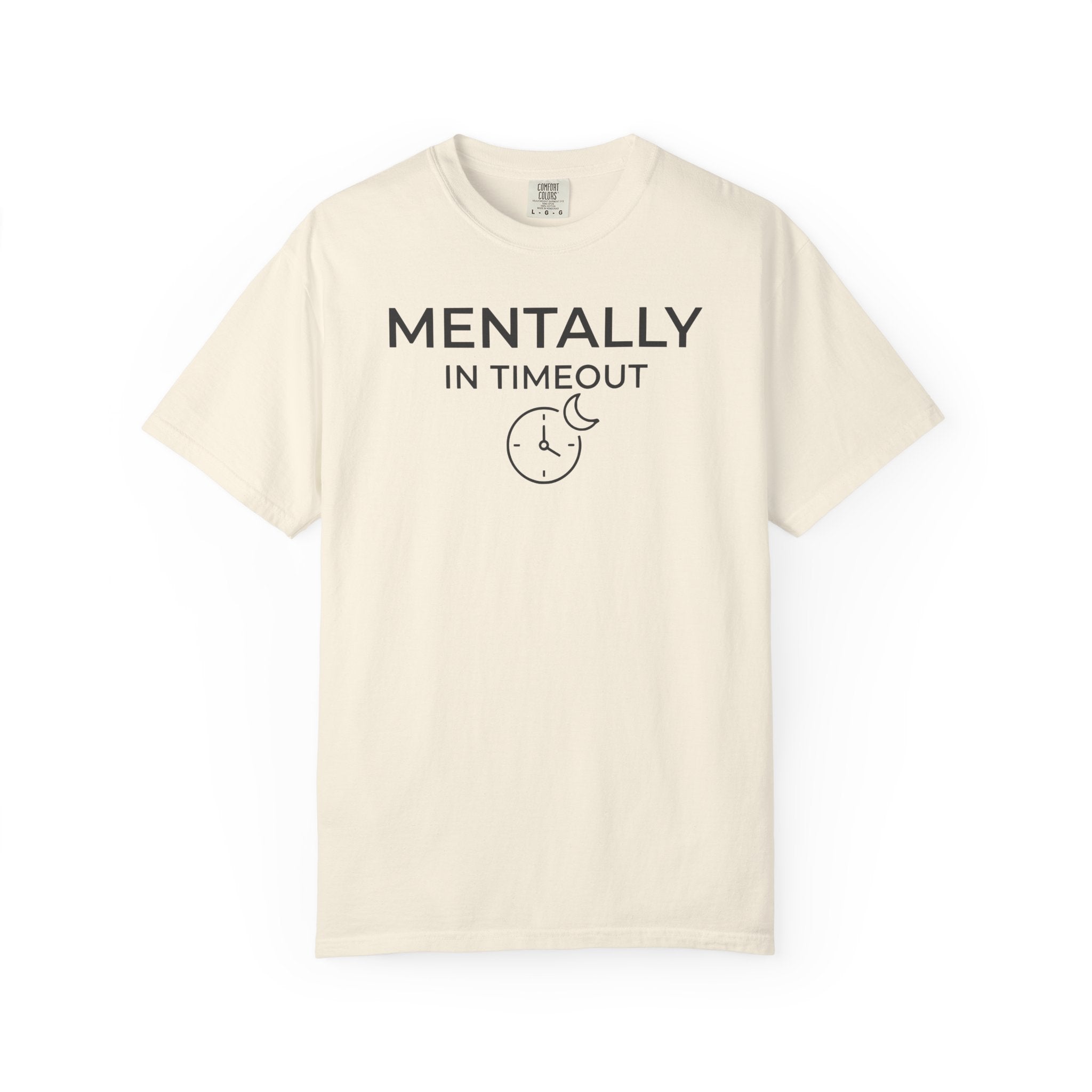 Mentally In Timeout Moon T-shirt