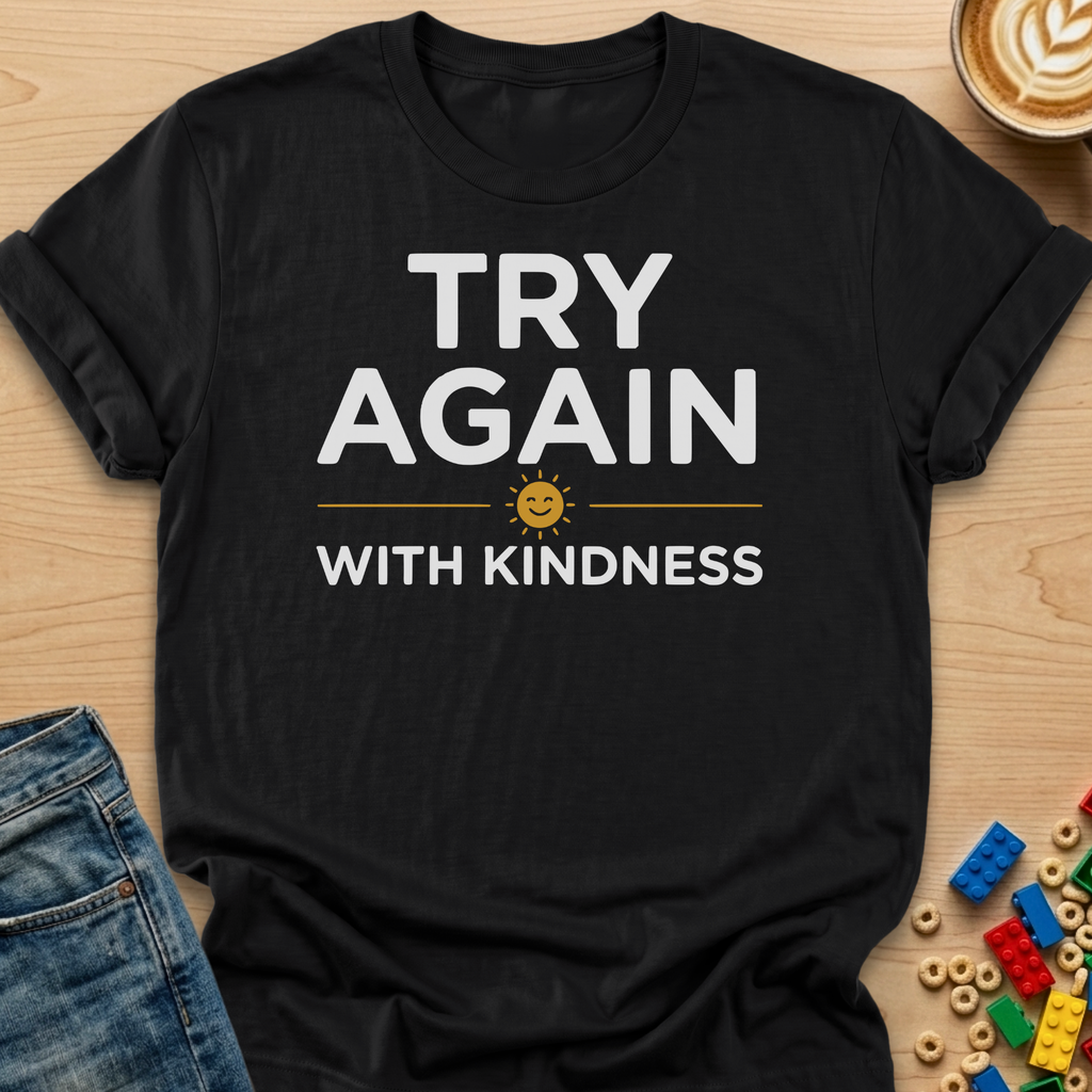 Try Again With Kindness Sun T-Shirt