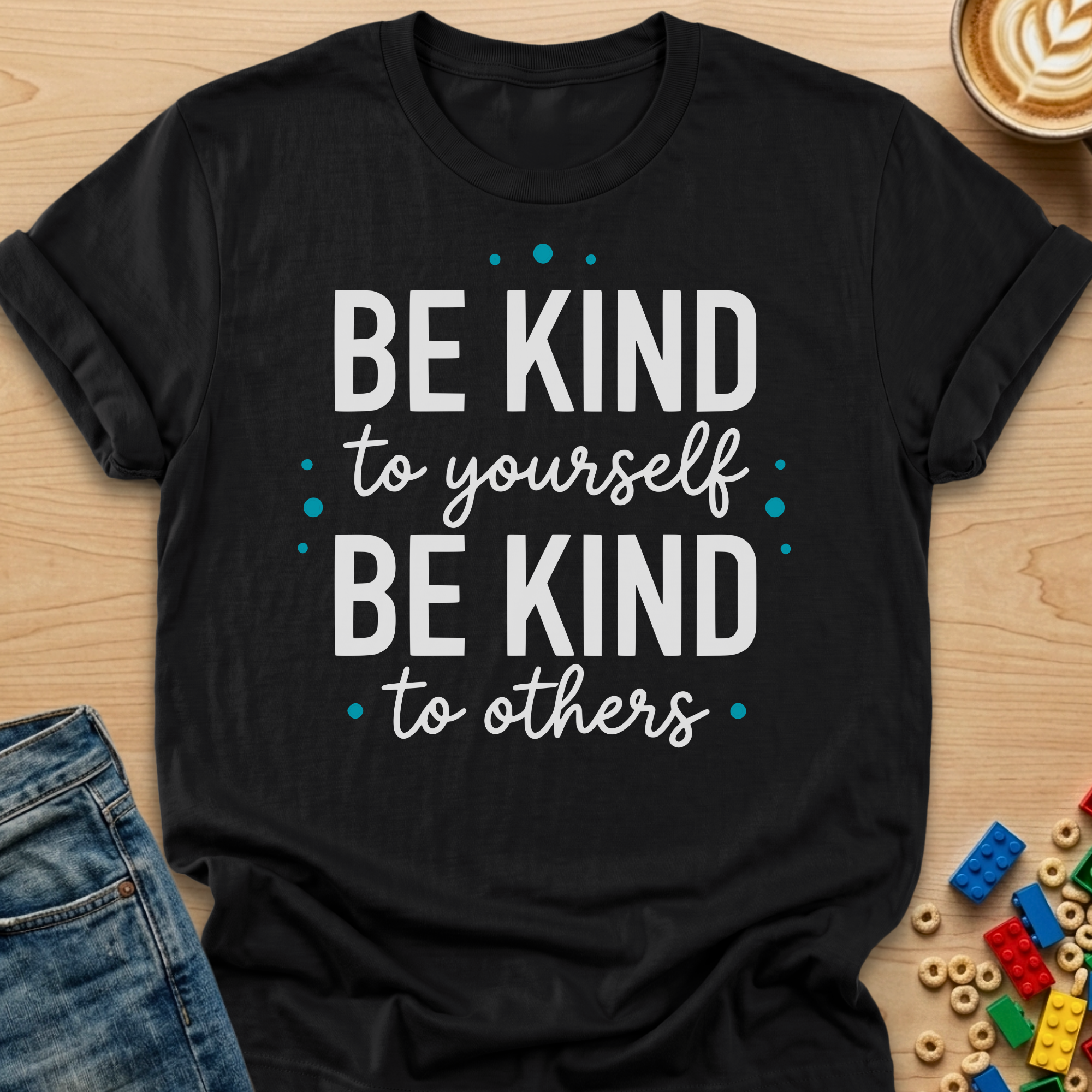 Be Kind To Yourself Be Kind To Others Dots T-Shirt