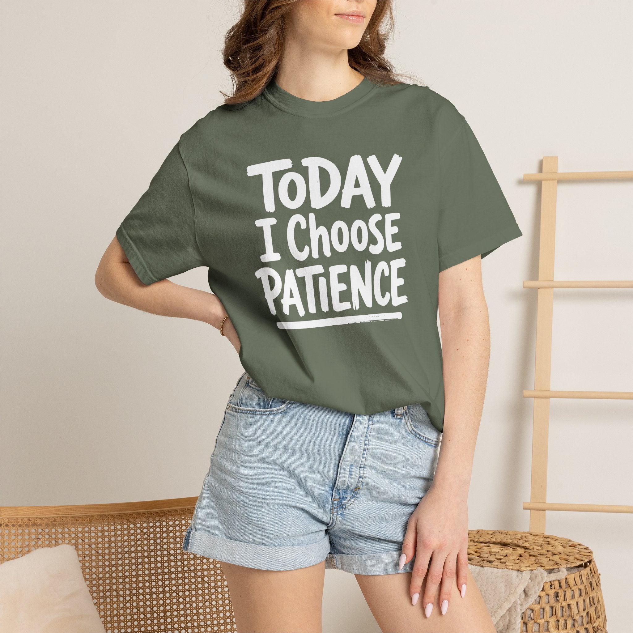Today I Choose Patience Underline T-shirt