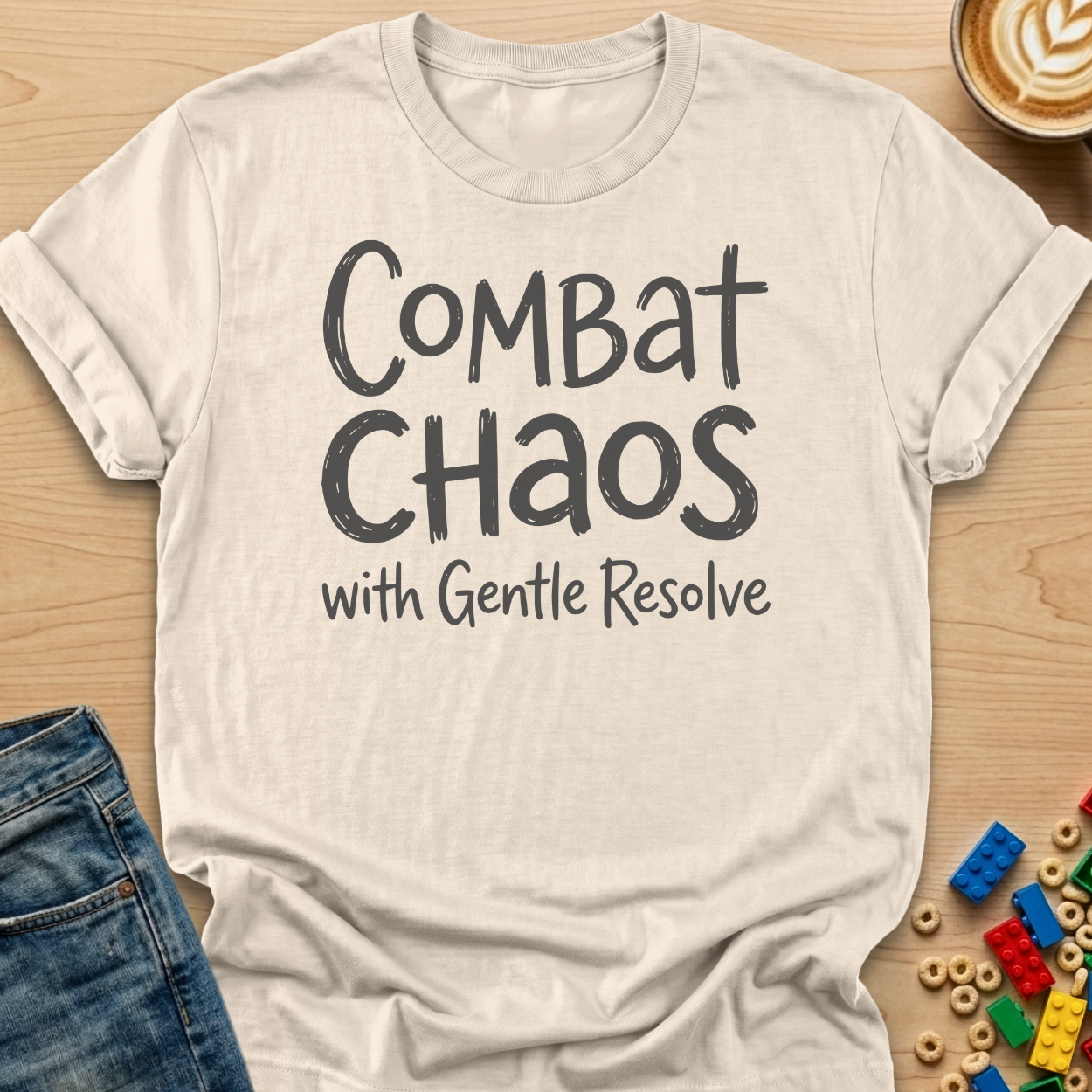 Combat Chaos with Gentle Resolve Big T-shirt