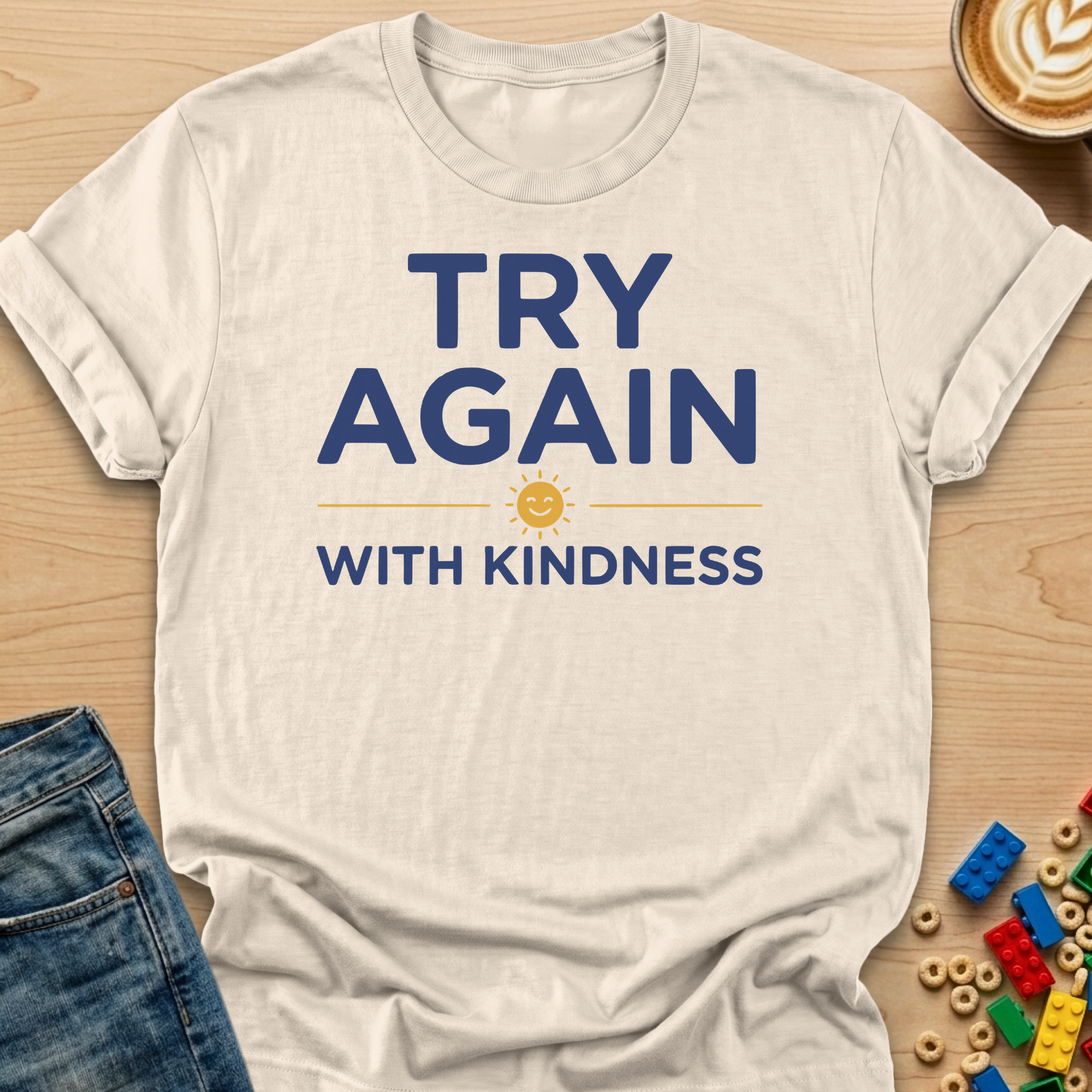 Try Again With Kindness Sun T-Shirt