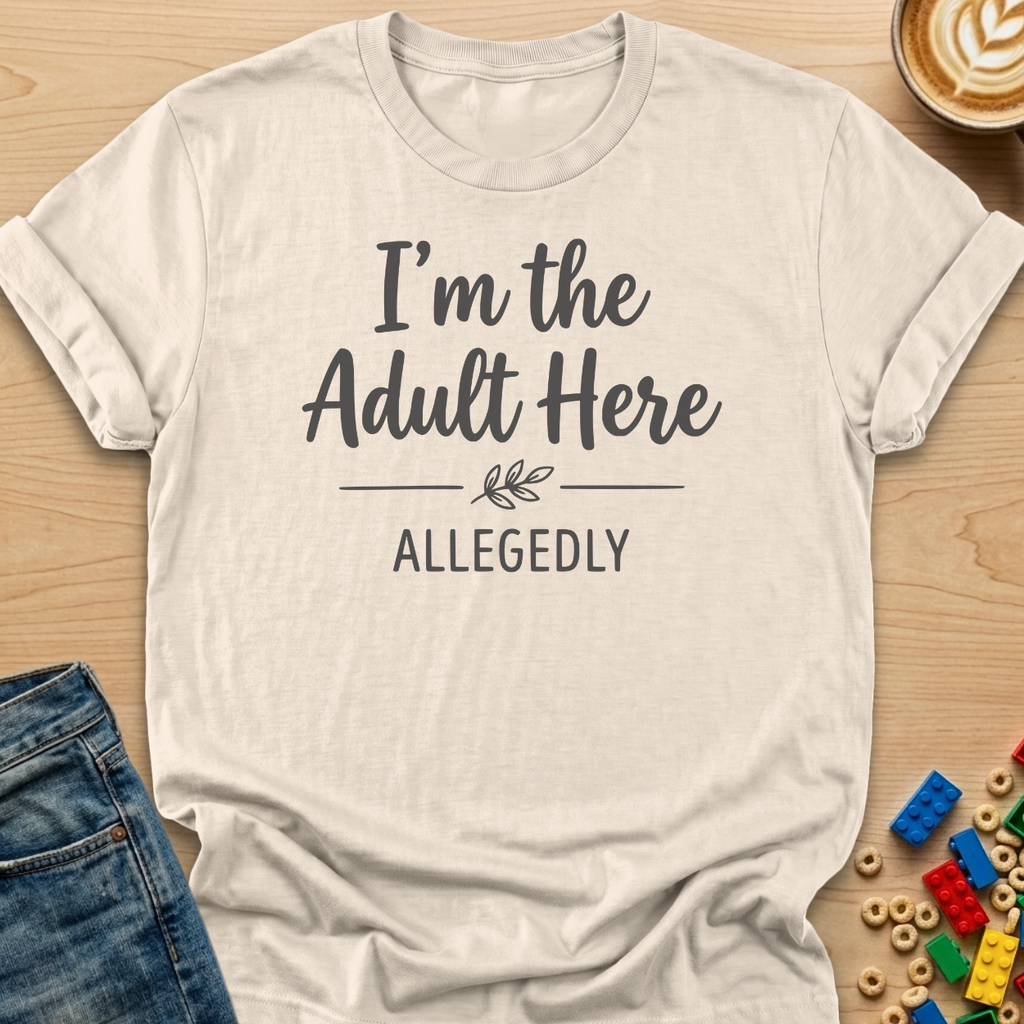 I'm The Adult Here Allegedly Branch T-shirt