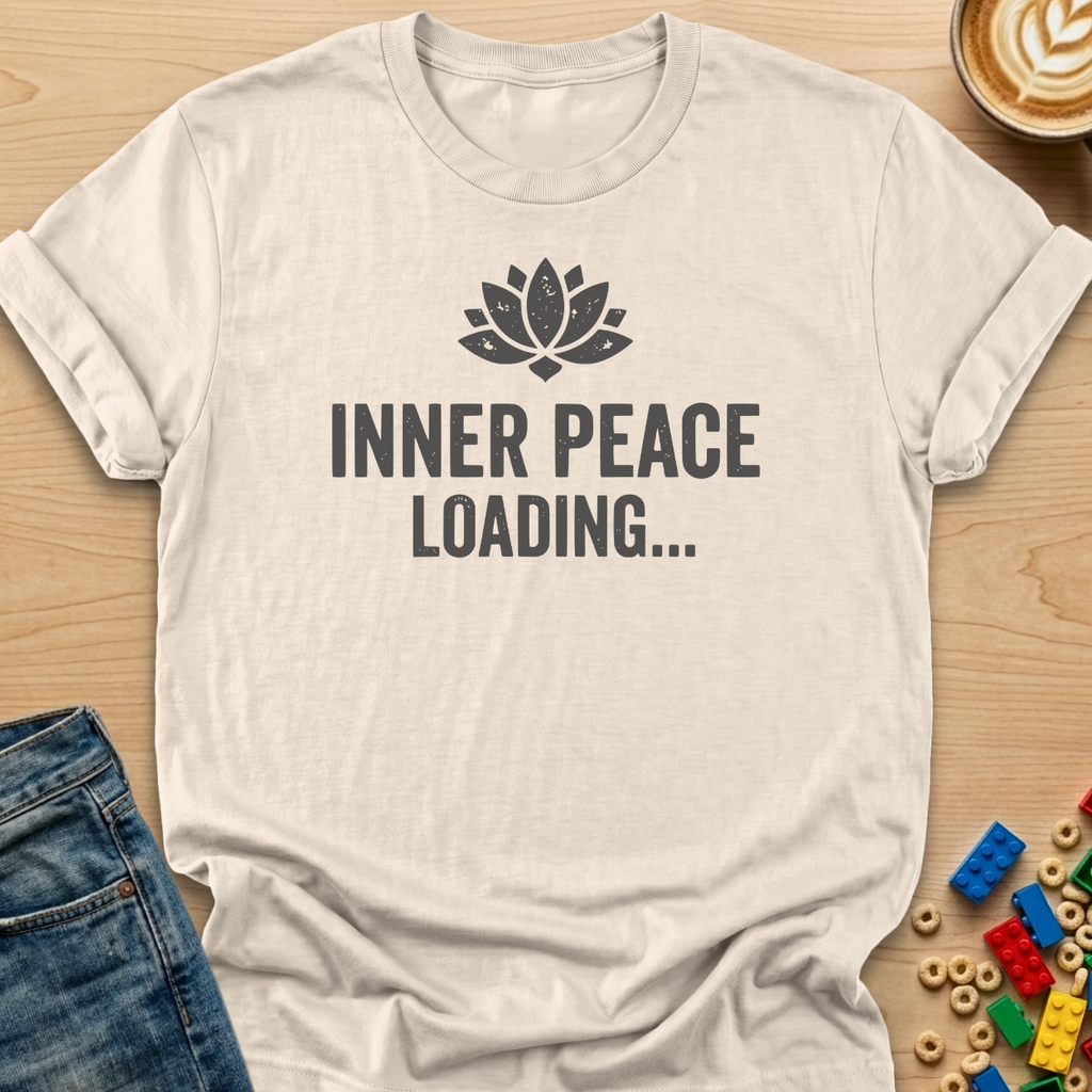 Inner Peace Loading Lotus Distressed T-shirt