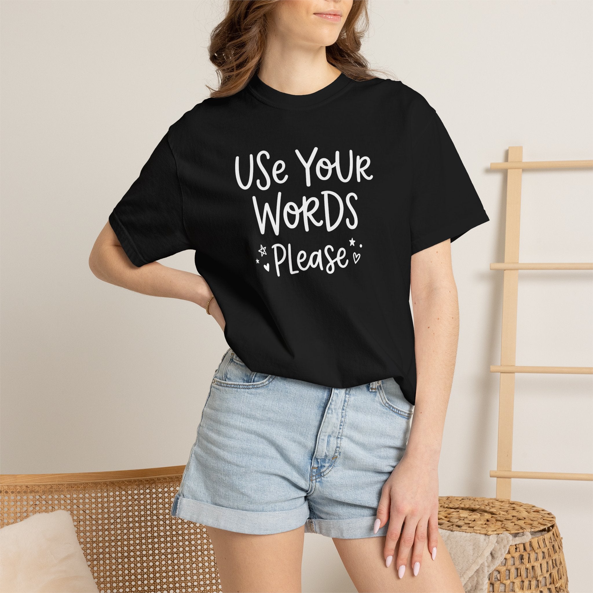 Use Your Words Please Playful T-shirt T-shirt