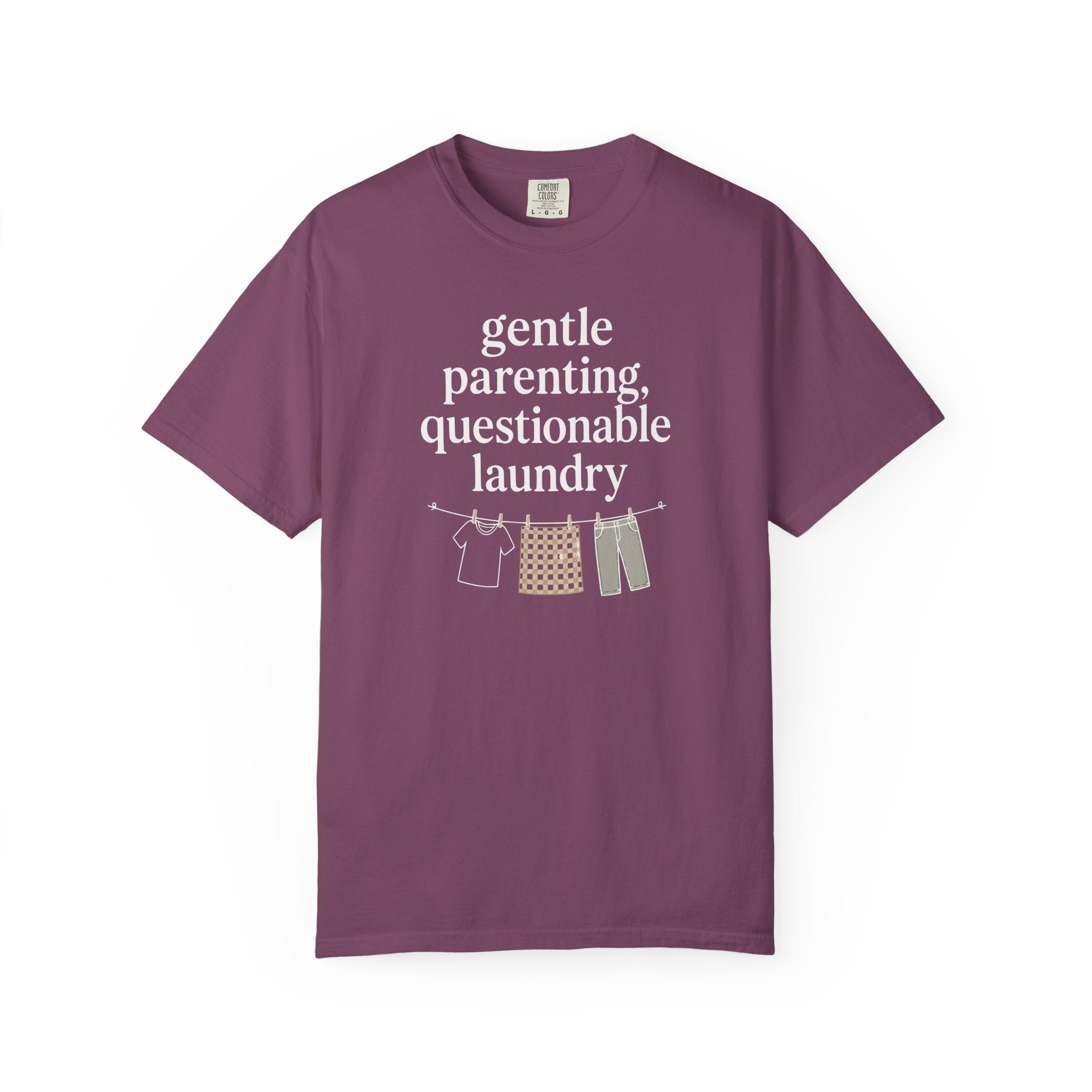 Gentle Parenting Questionable Laundry T-shirt