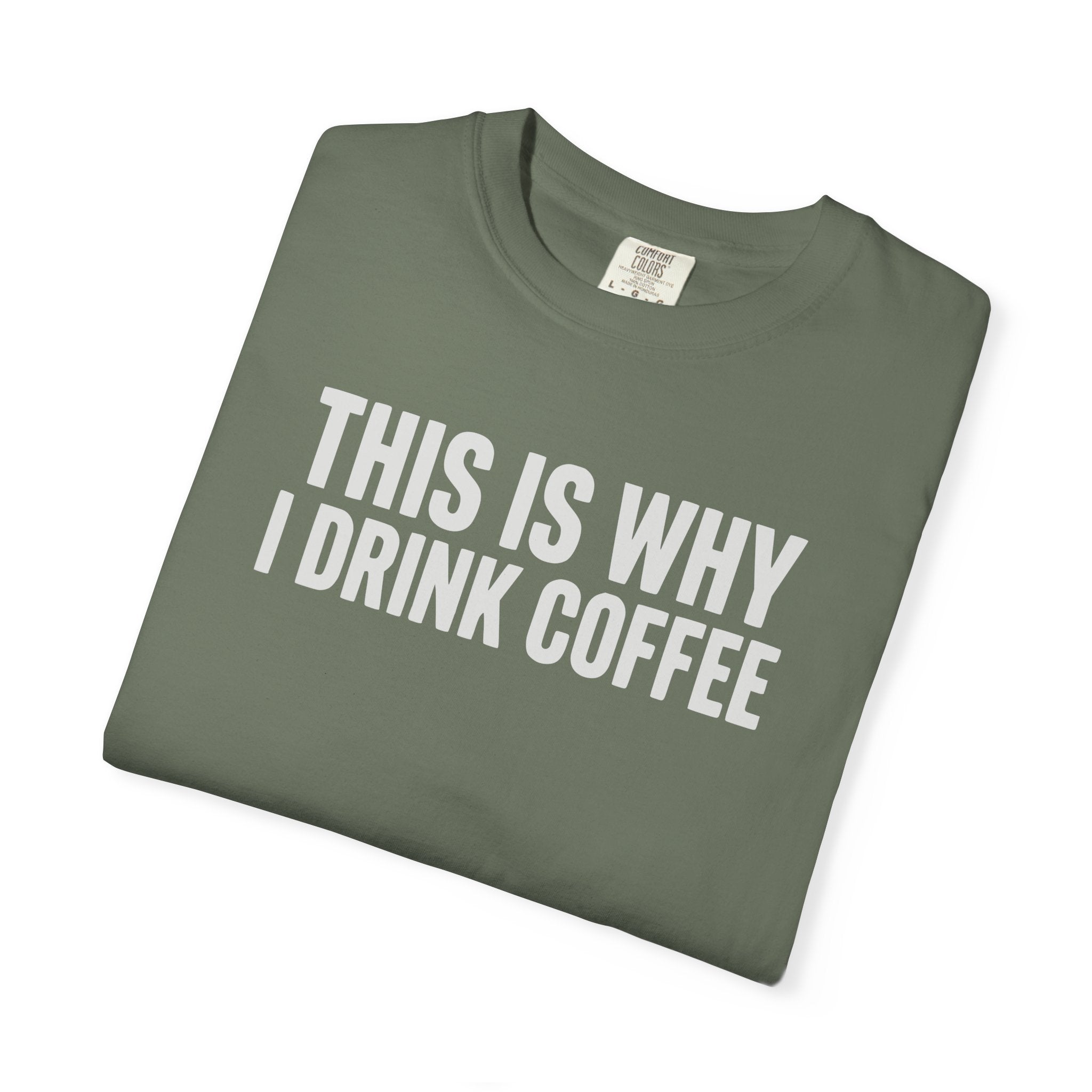 This Is Why I Drink Coffee Stack T-shirt