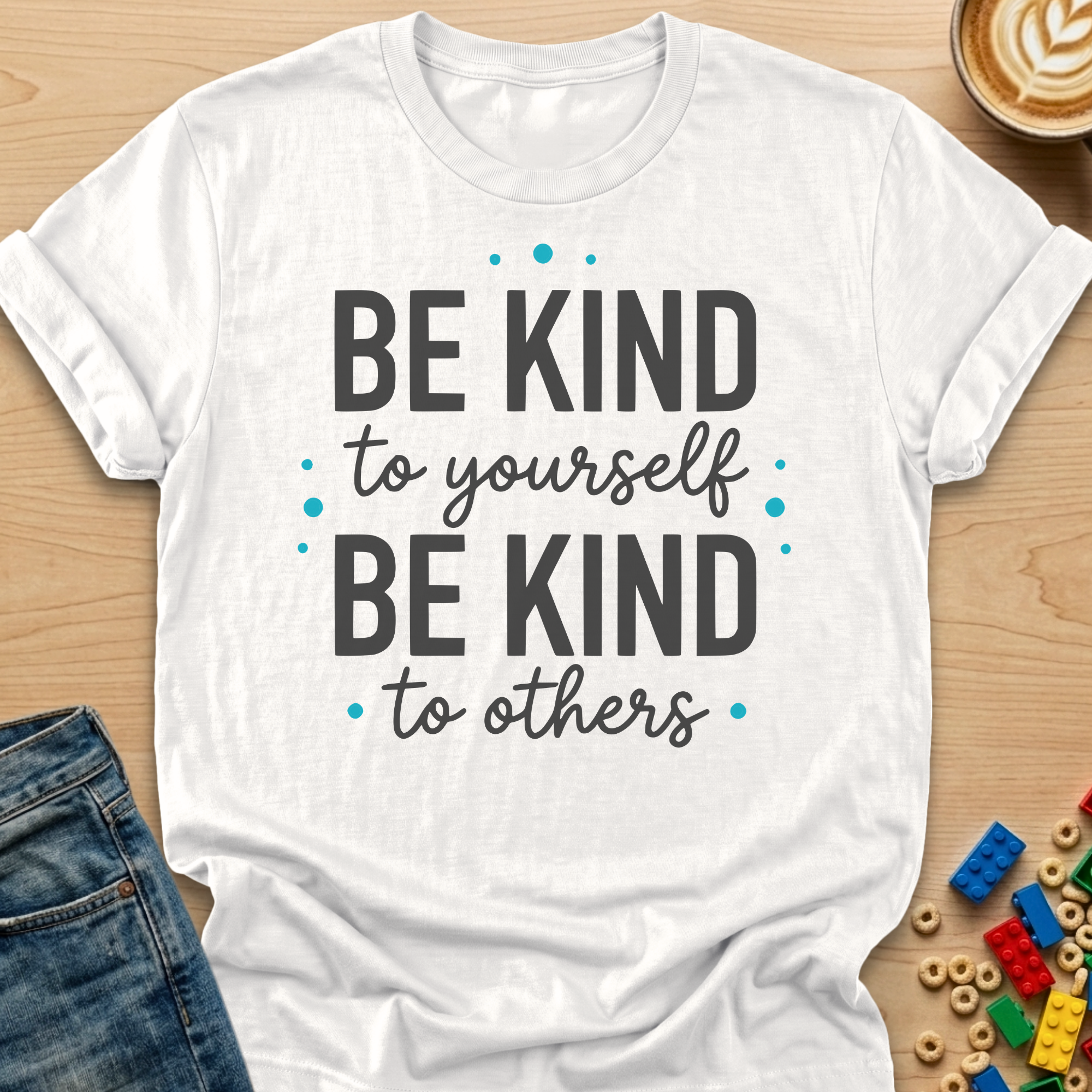 Be Kind To Yourself Be Kind To Others Dots T-Shirt