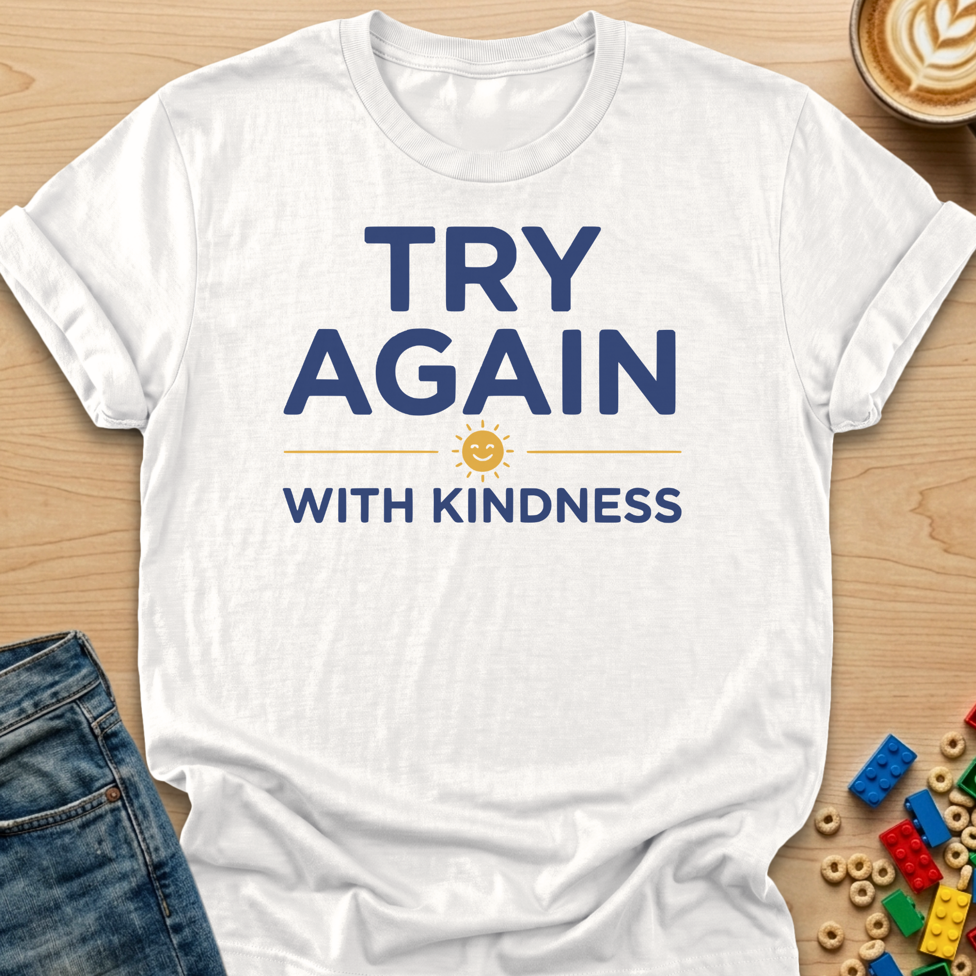 Try Again With Kindness Sun T-Shirt