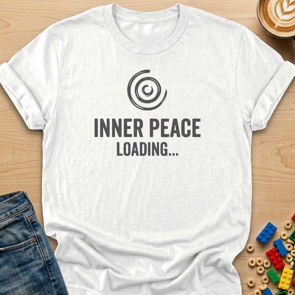 Inner Peace Loading Distressed T-shirt
